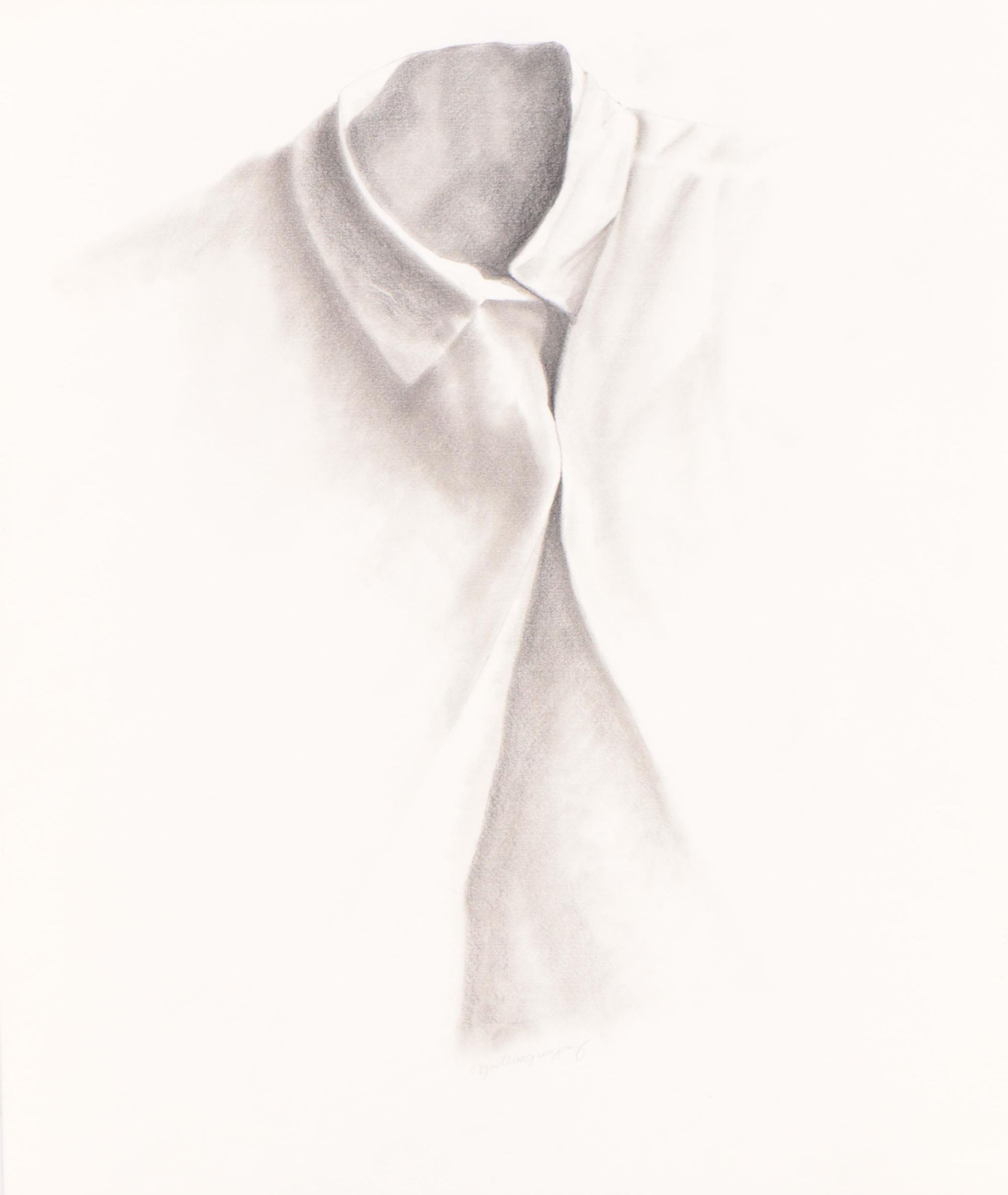 Cynthia Gregory Graphite Drawing of Shirt