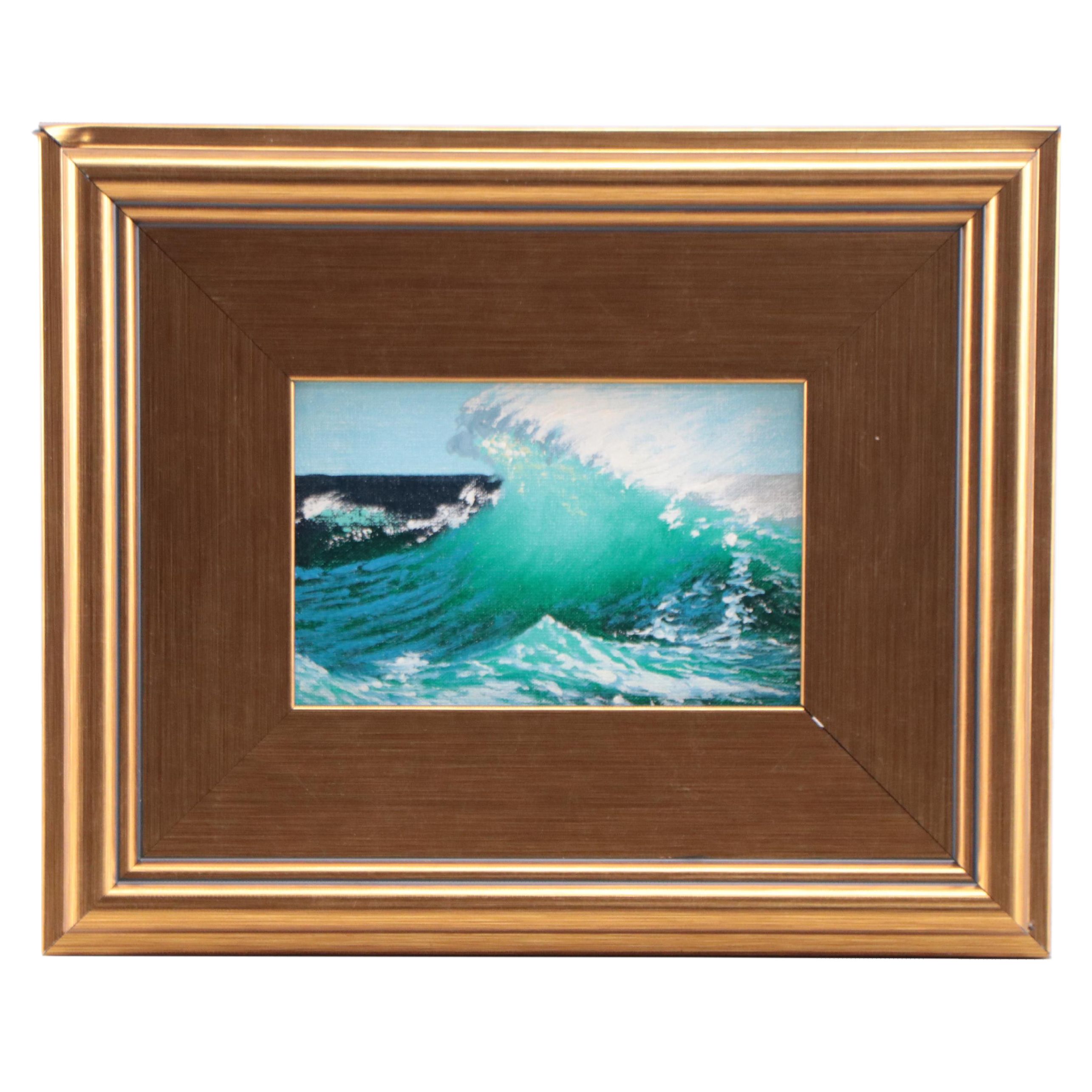 Victor Arseni Seascape Oil Painting "Sea," 2021