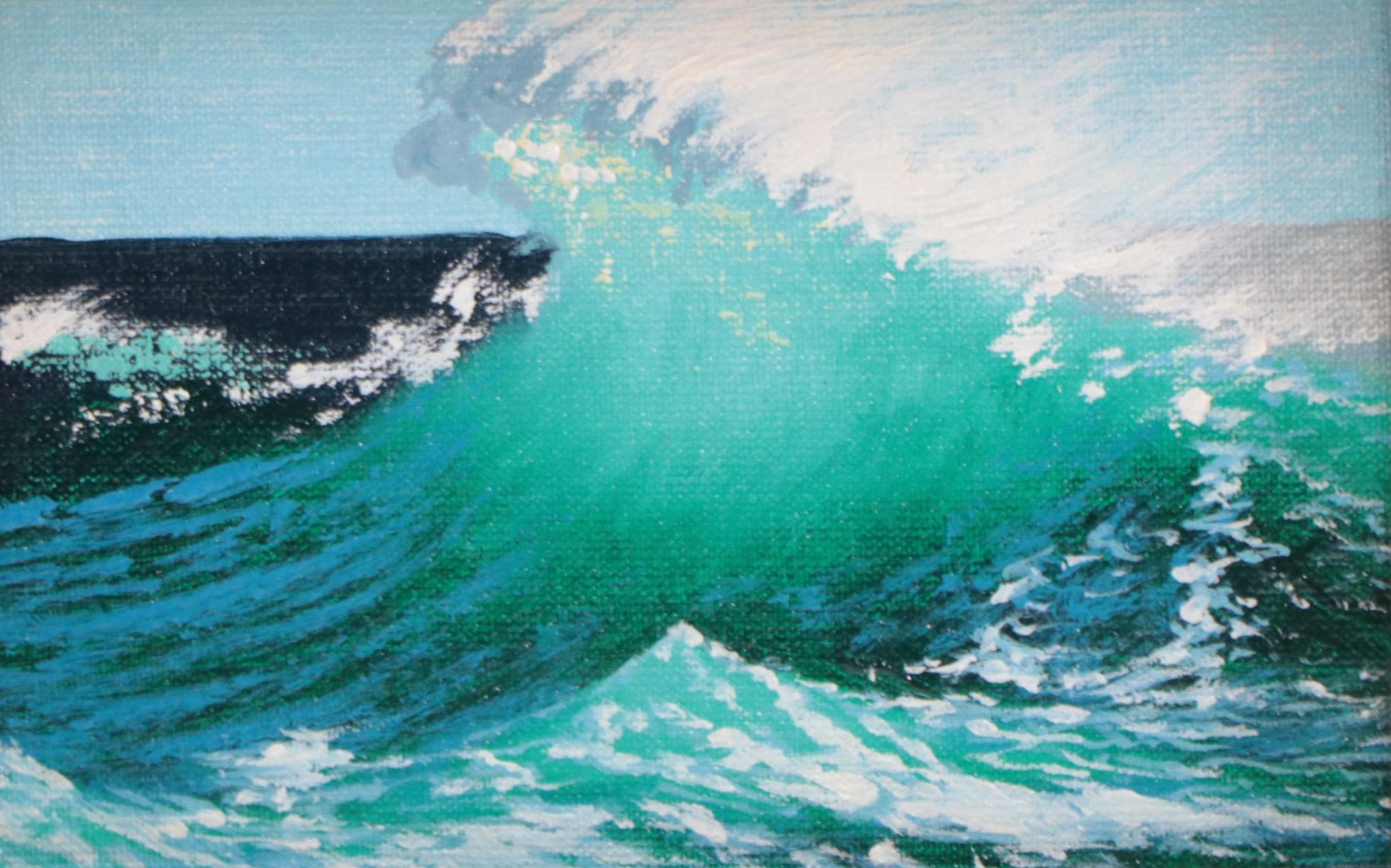 Victor Arseni Seascape Oil Painting "Sea," 2021