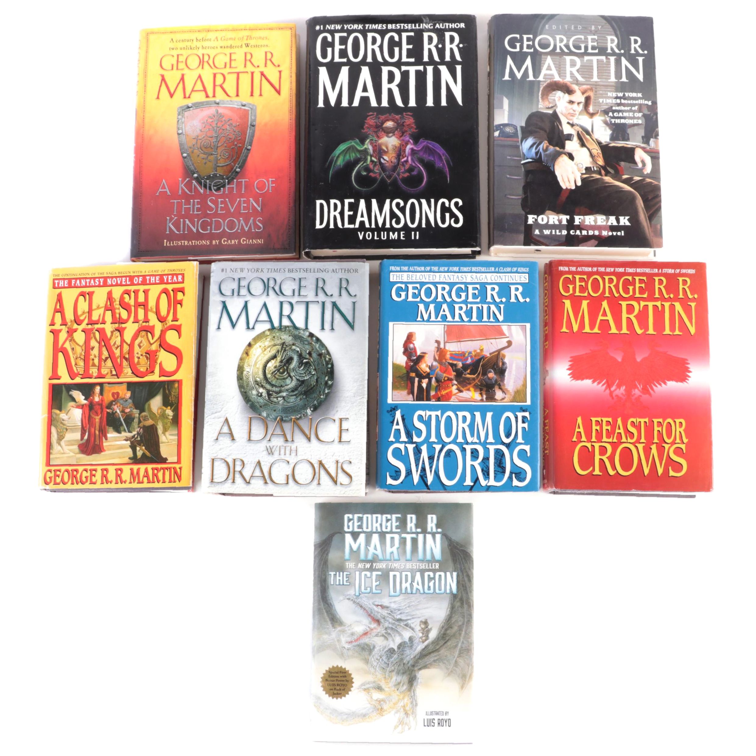 "A Song of Ice and Fire" Partial Series and More Books by George R. R. Martin