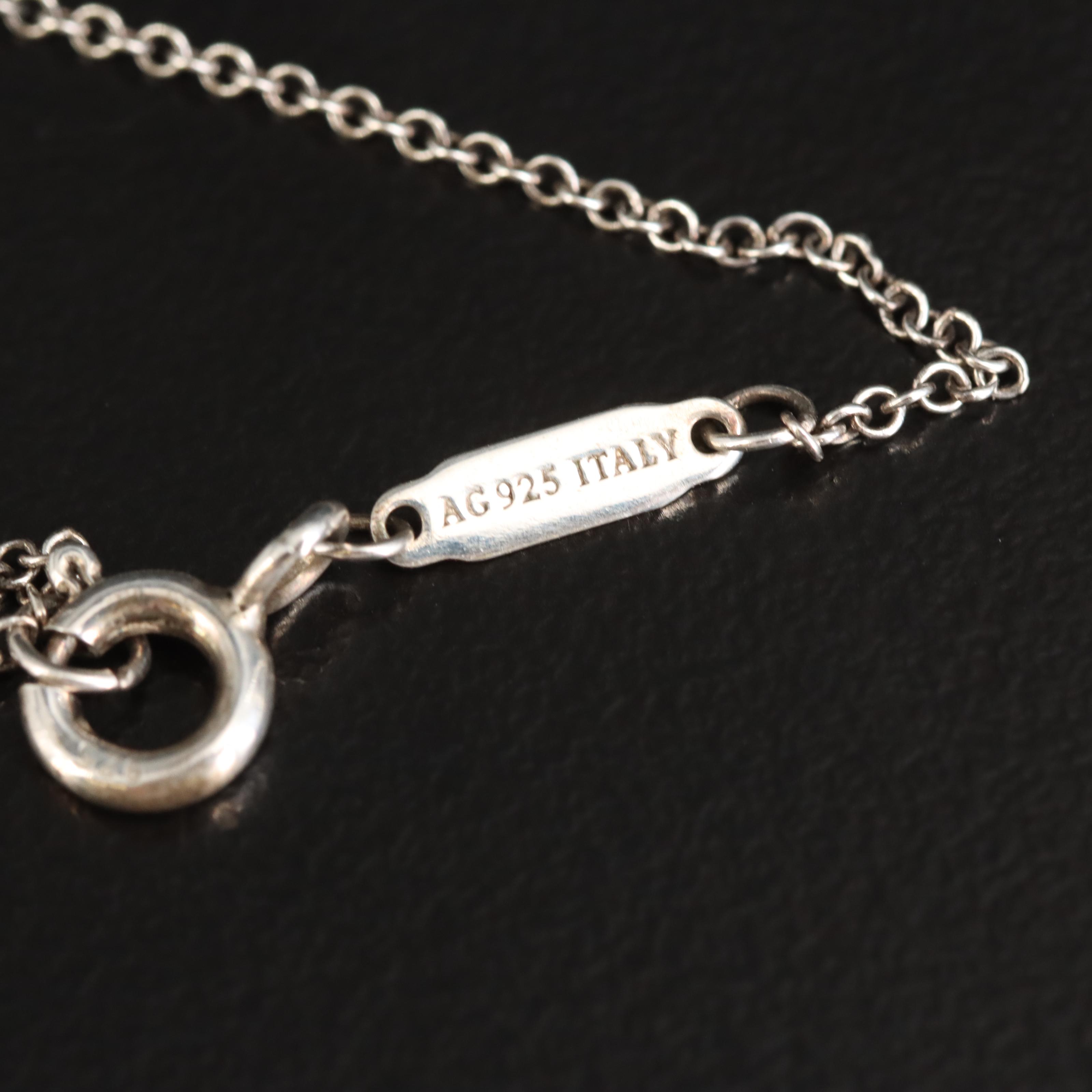 Tiffany & Co. "T Smile" Sterling Necklace