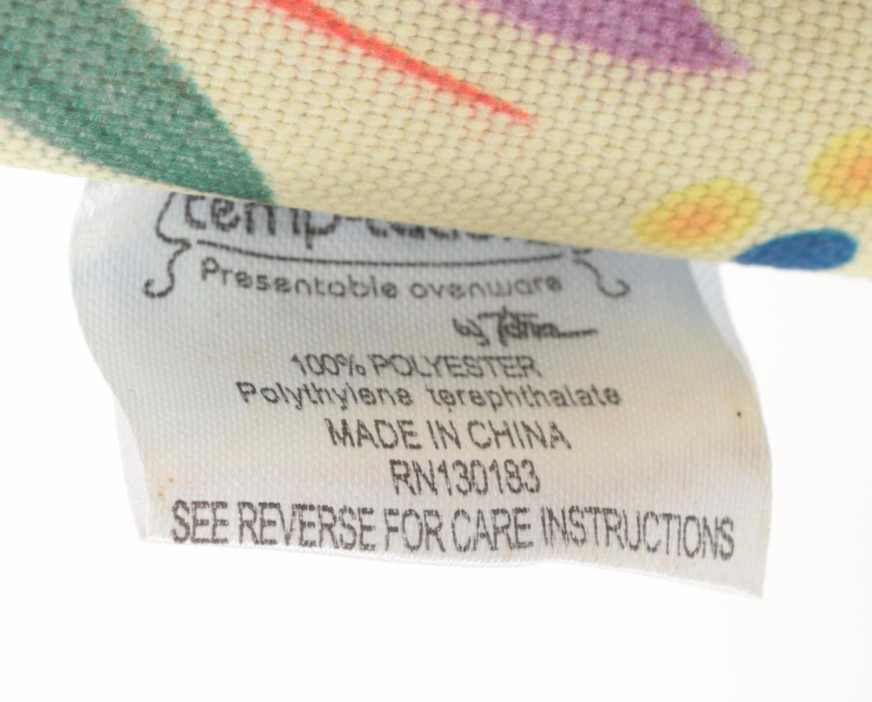 Temp-Tations "Old World Confetti" Serving Tray, Storage Container, and Lunchbox