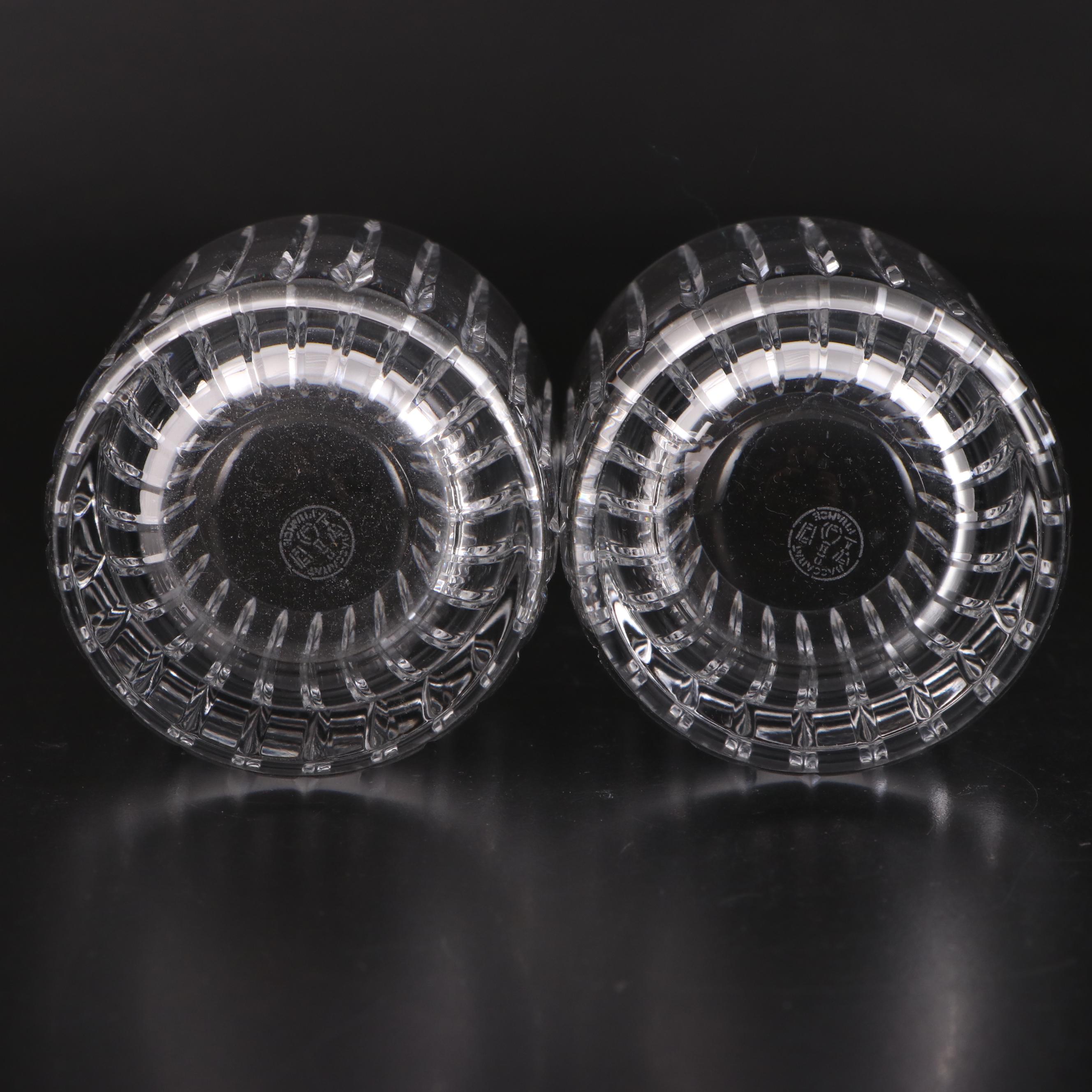 Baccarat "Nelly" Vase with "Harmonie" Glasses and Pelican Figurine