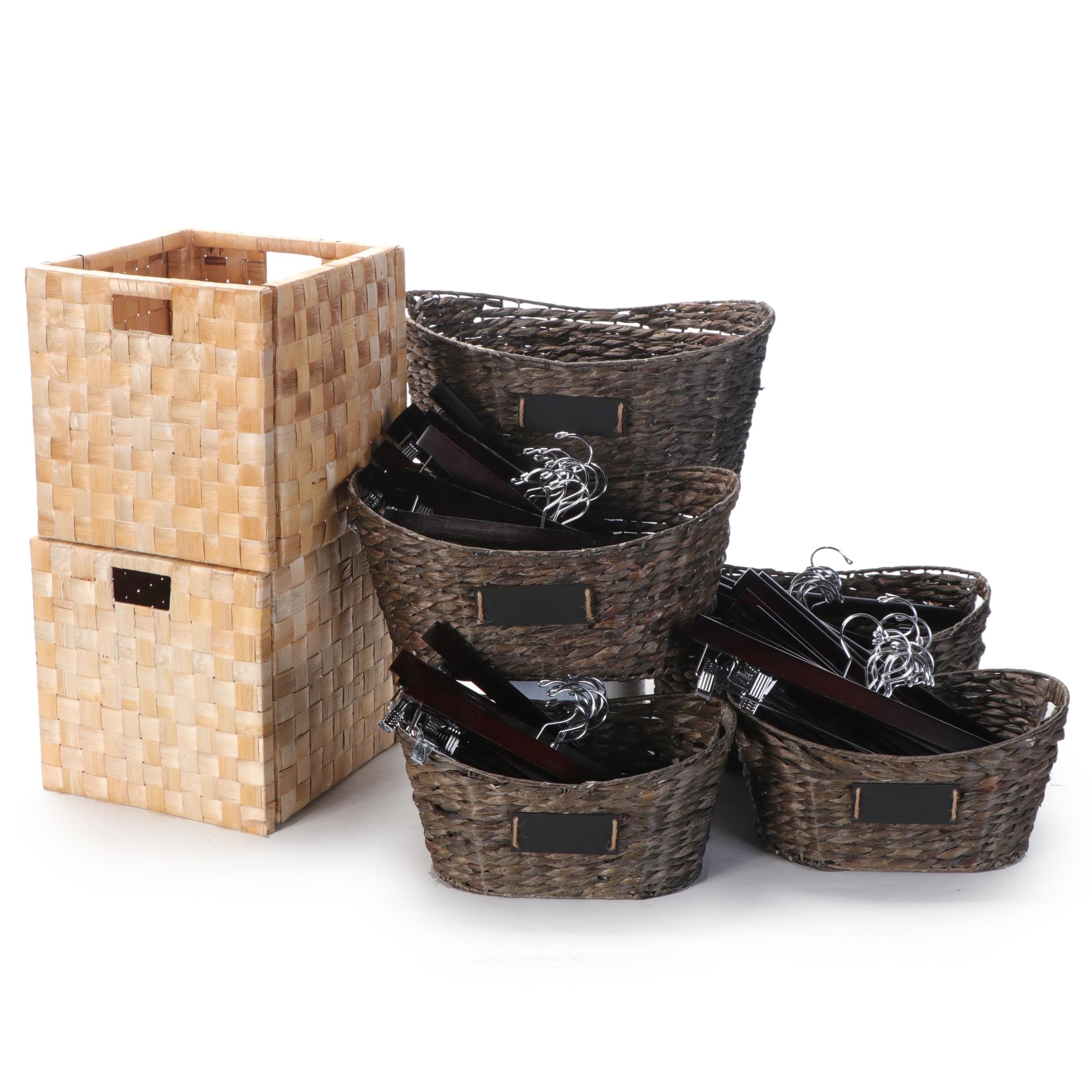 Seagrass Nesting Baskets, Storage Baskets and Clothes Hanger Collection
