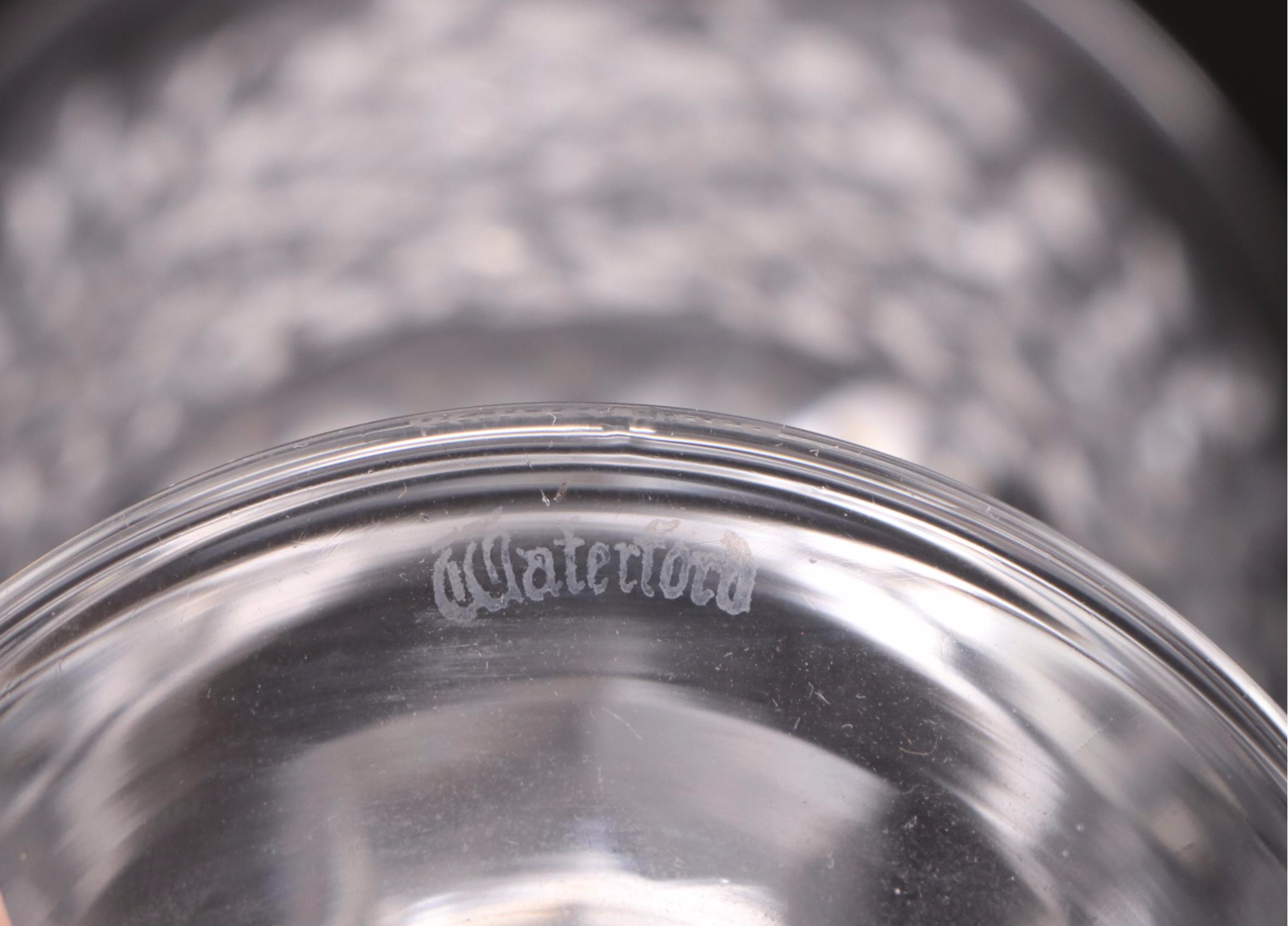 Waterford Crystal "Alana" Water Goblets, Mid to Late 20th Century