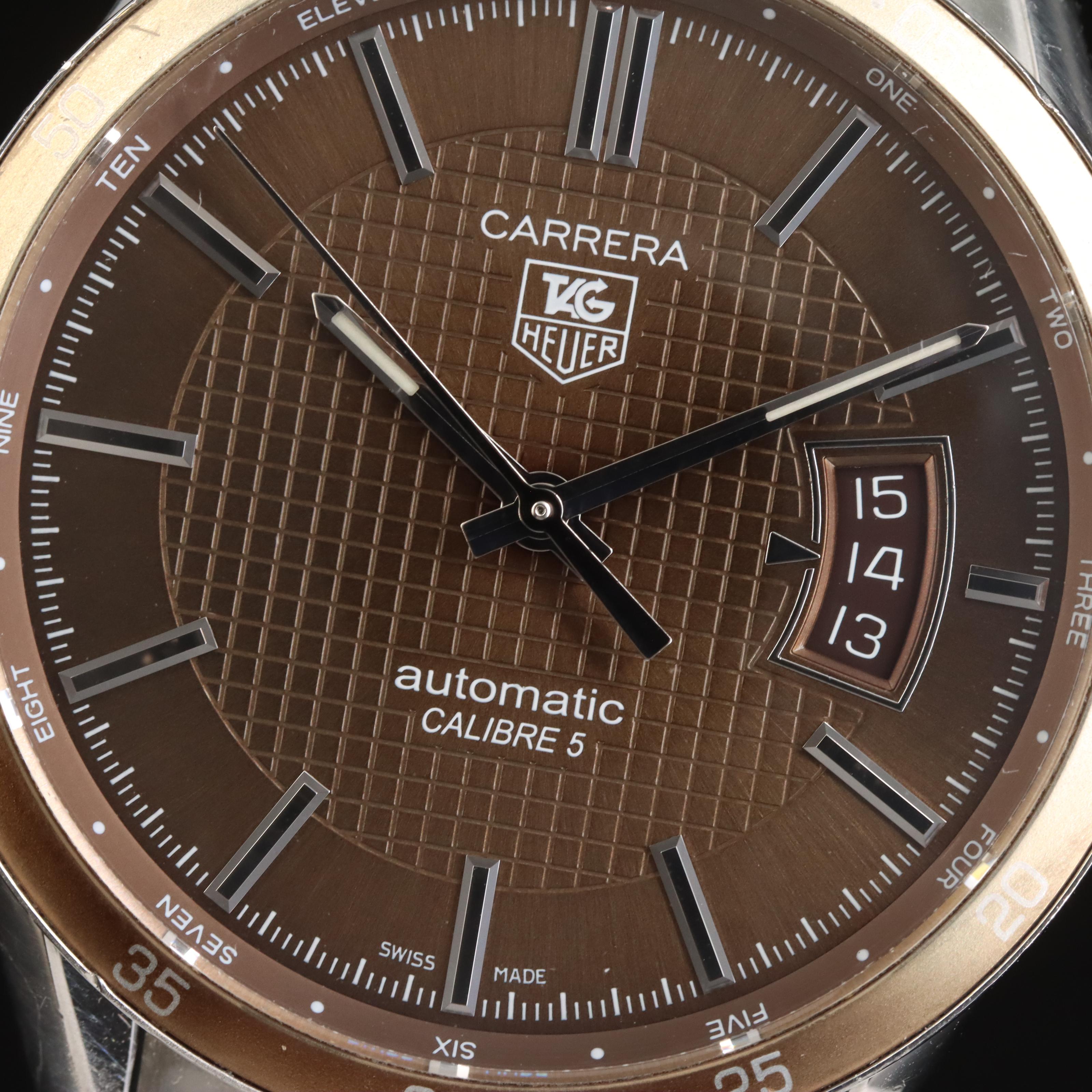 TAG Heuer Carrera Calibre 5 Stainless Steel Watch