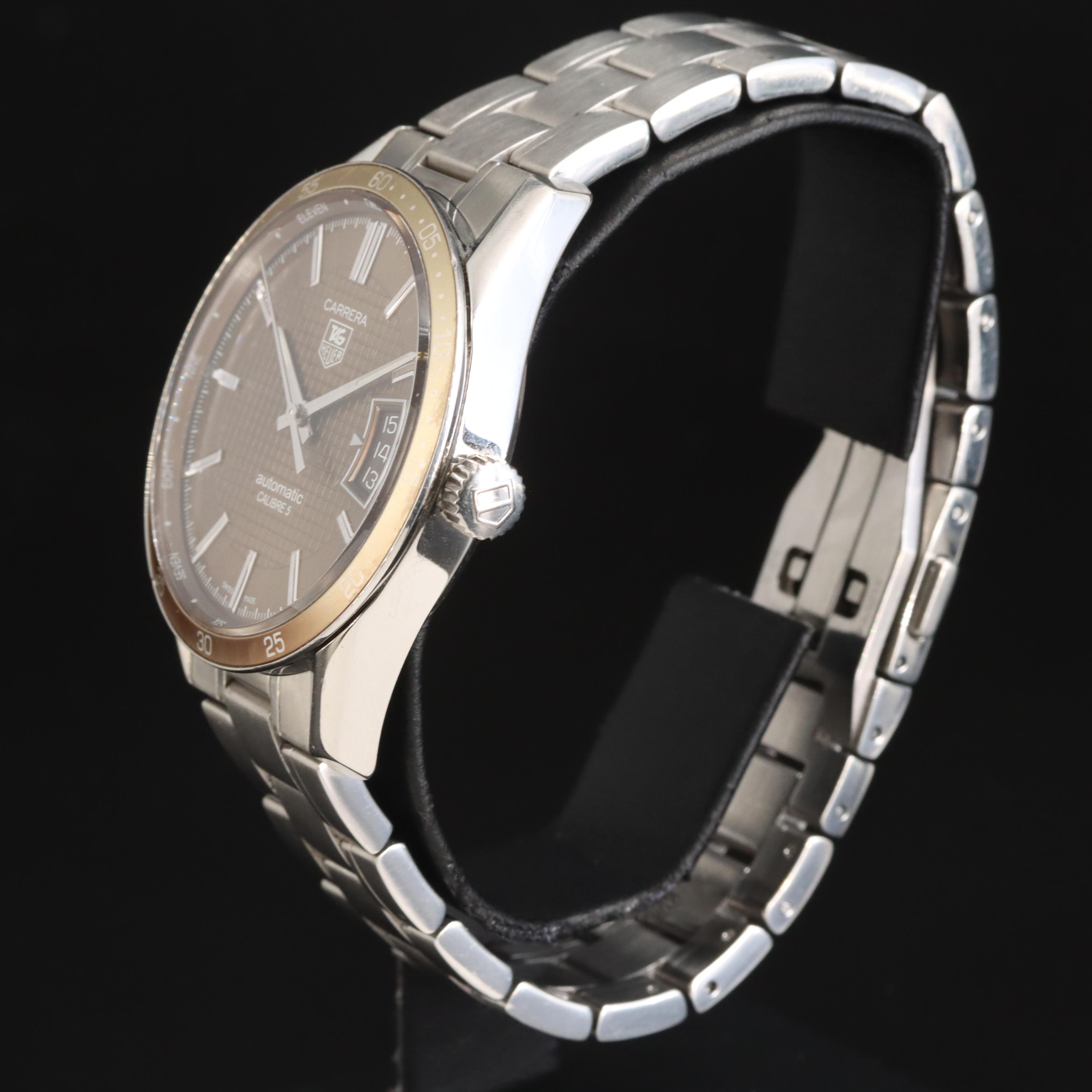 TAG Heuer Carrera Calibre 5 Stainless Steel Watch