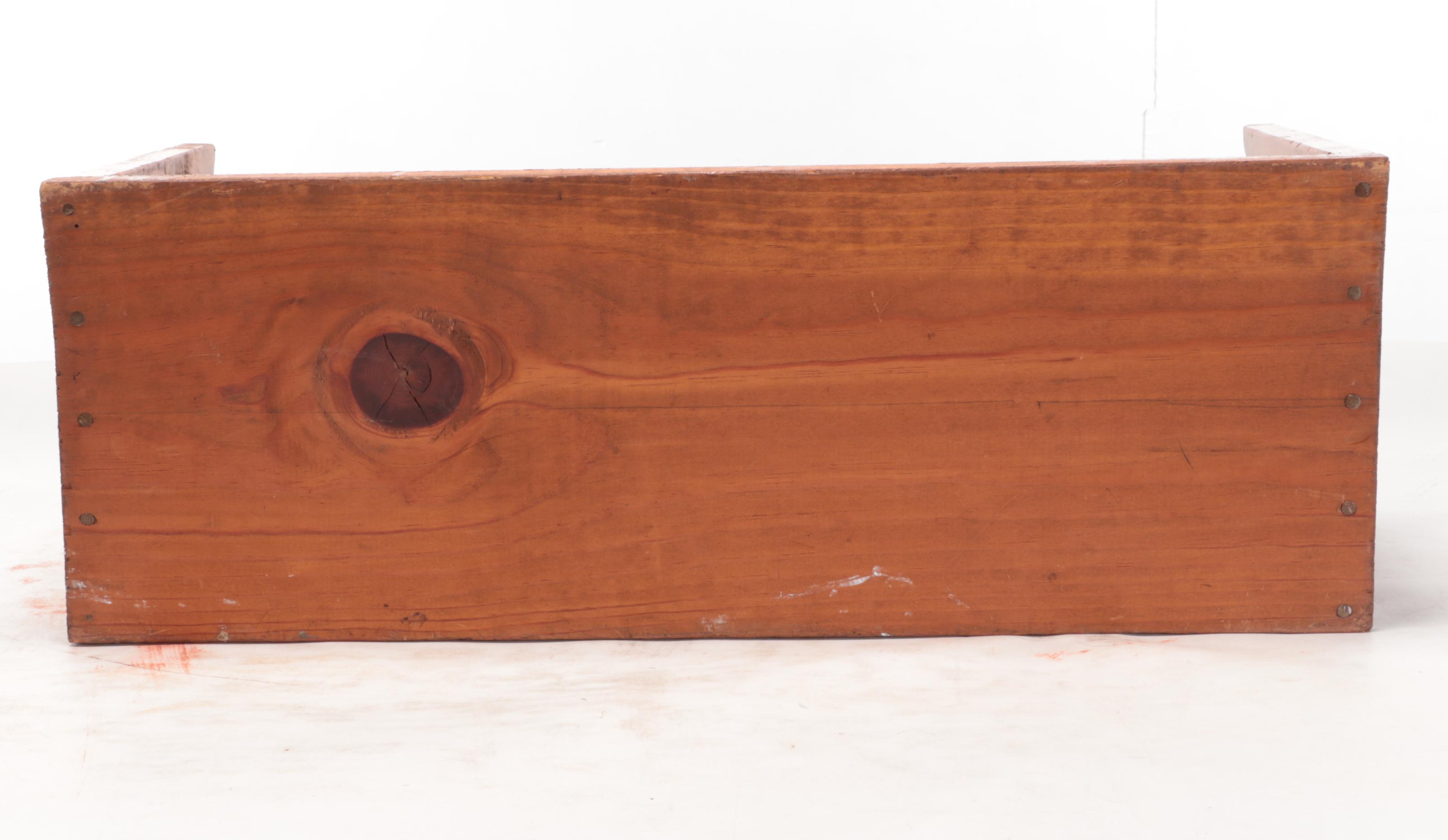 Handcrafted Wooden Model Sailboat, Mid to Late 20th Century