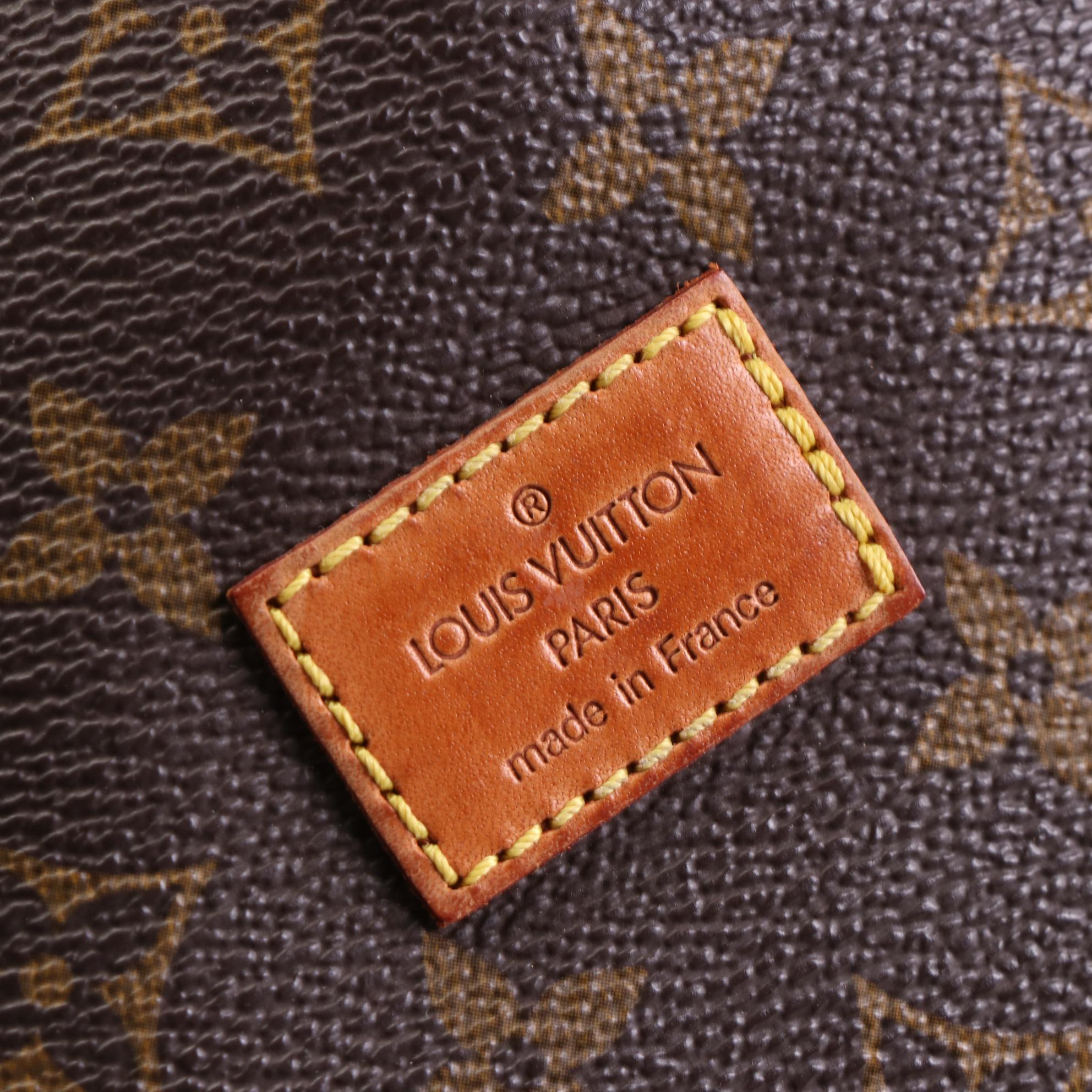 Louis Vuitton Saumur 30 in Monogram Canvas and Vachetta Leather