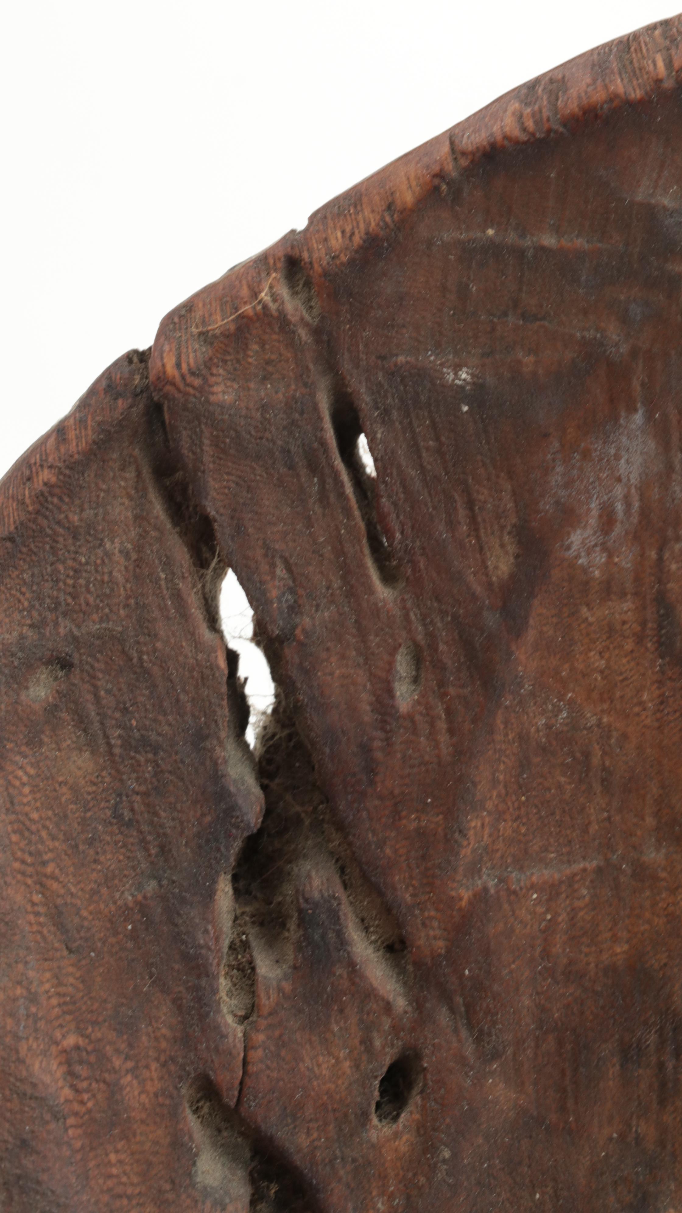 Primitive Wooden Dough Bowl and Paddle