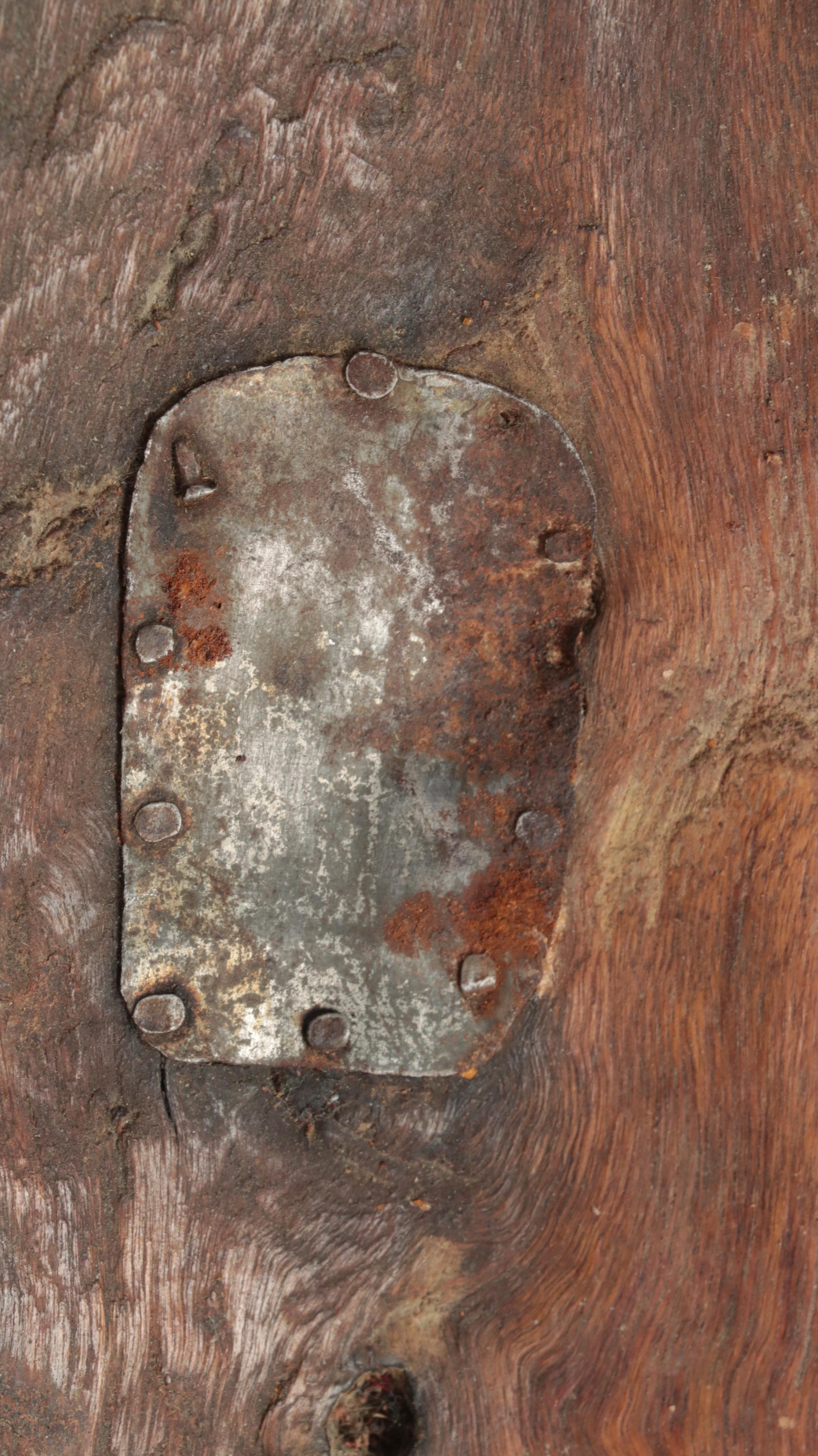 Primitive Wooden Dough Bowl and Paddle