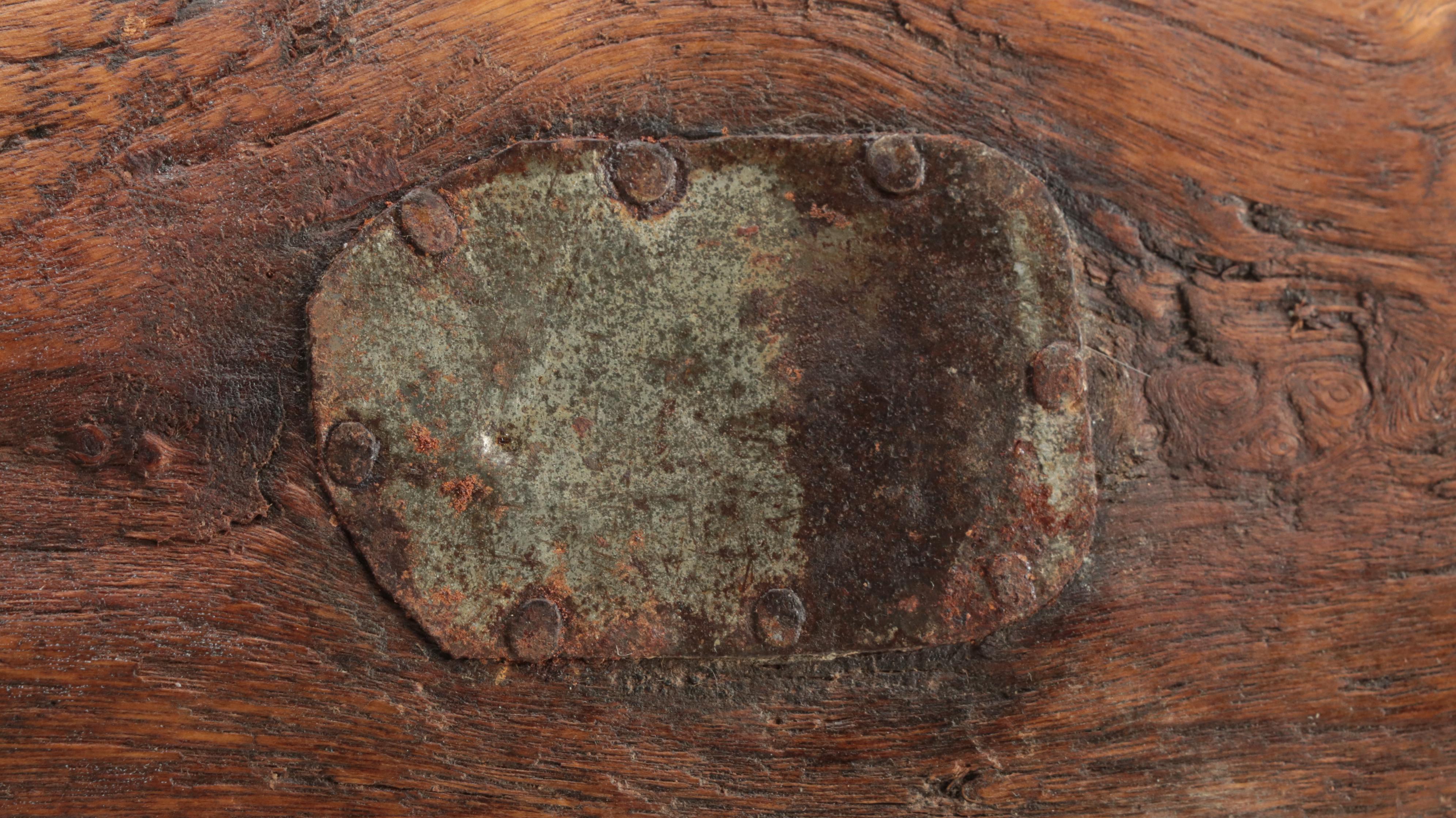 Primitive Wooden Dough Bowl and Paddle