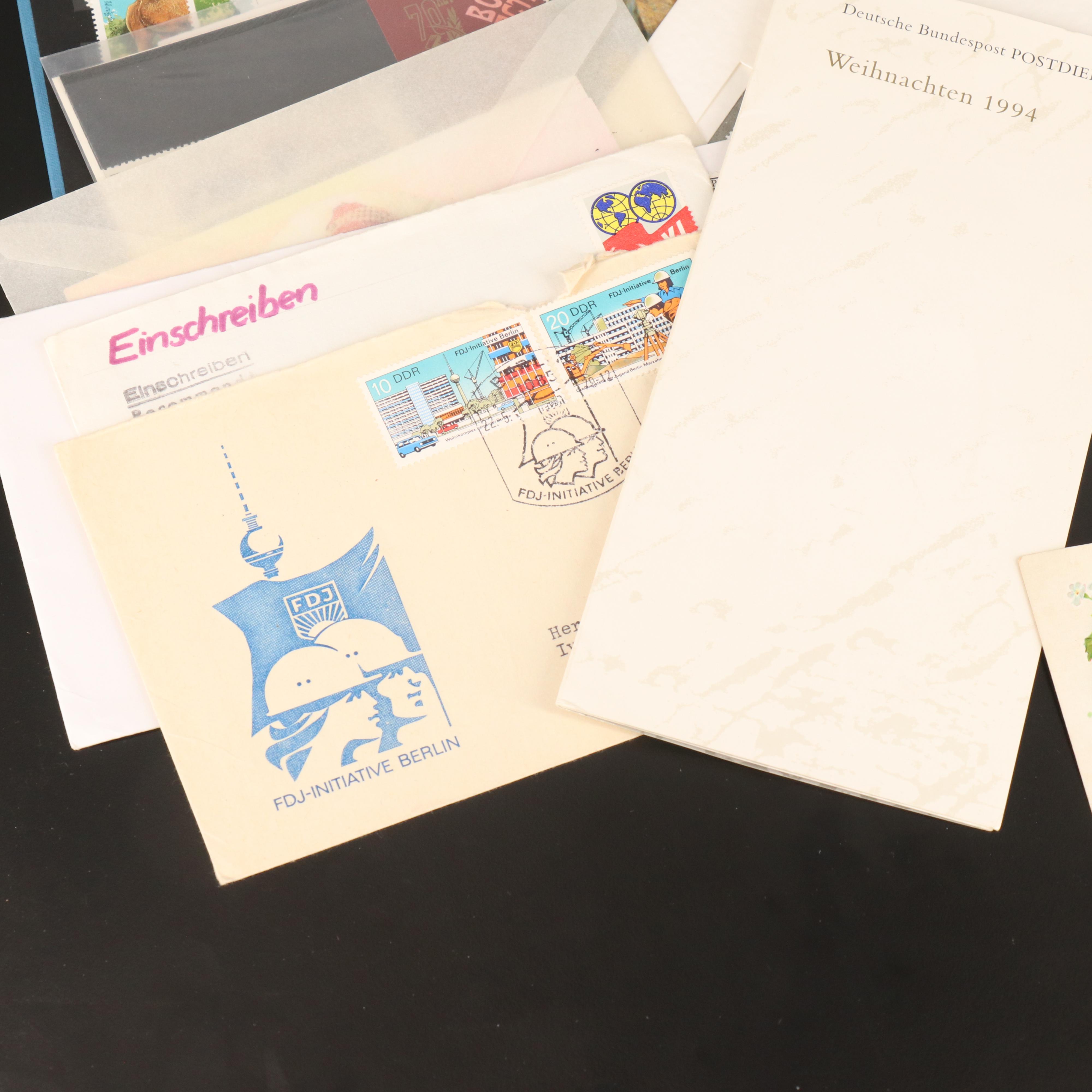 Vintage Postcards, Foreign Postage Stamps and Postal Covers