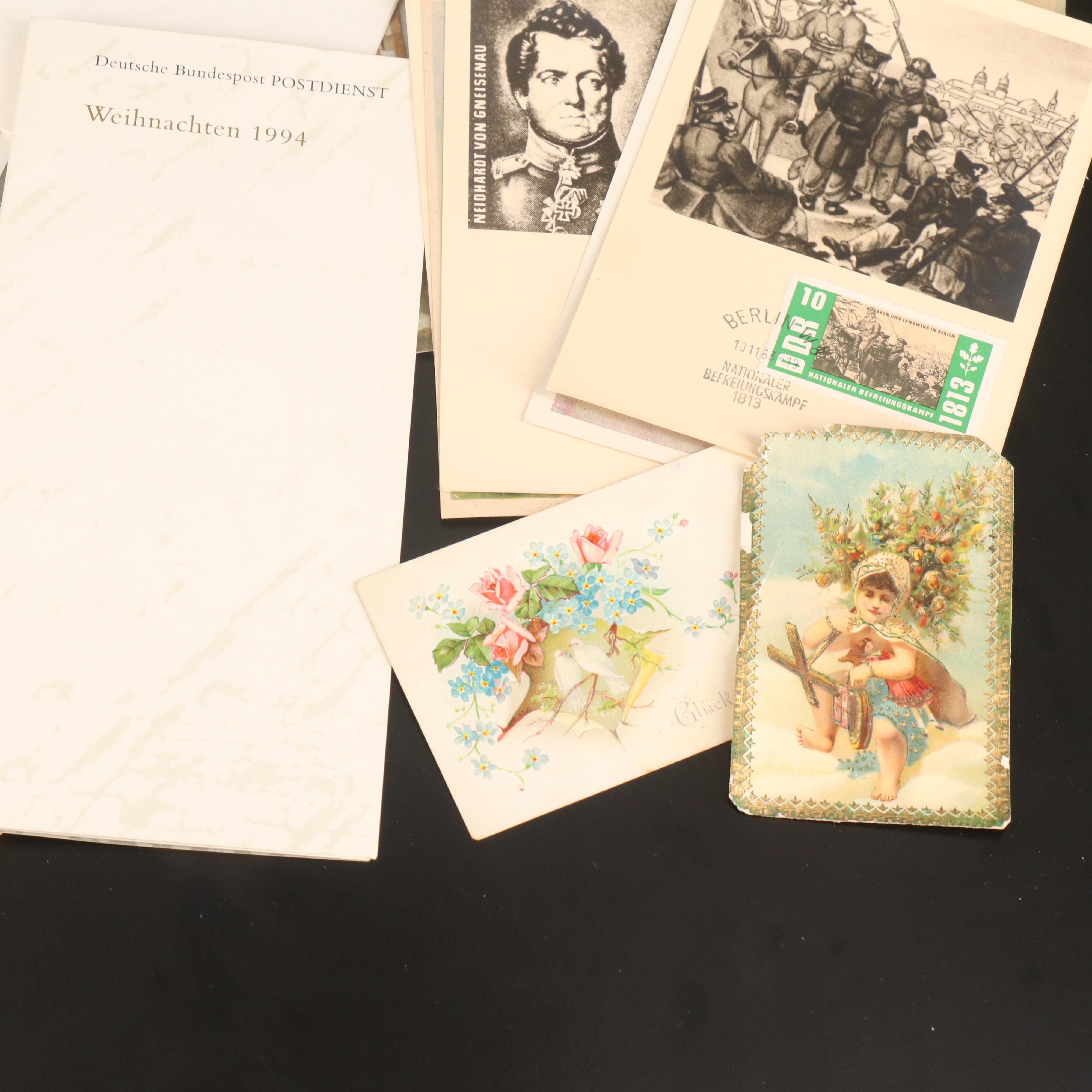 Vintage Postcards, Foreign Postage Stamps and Postal Covers