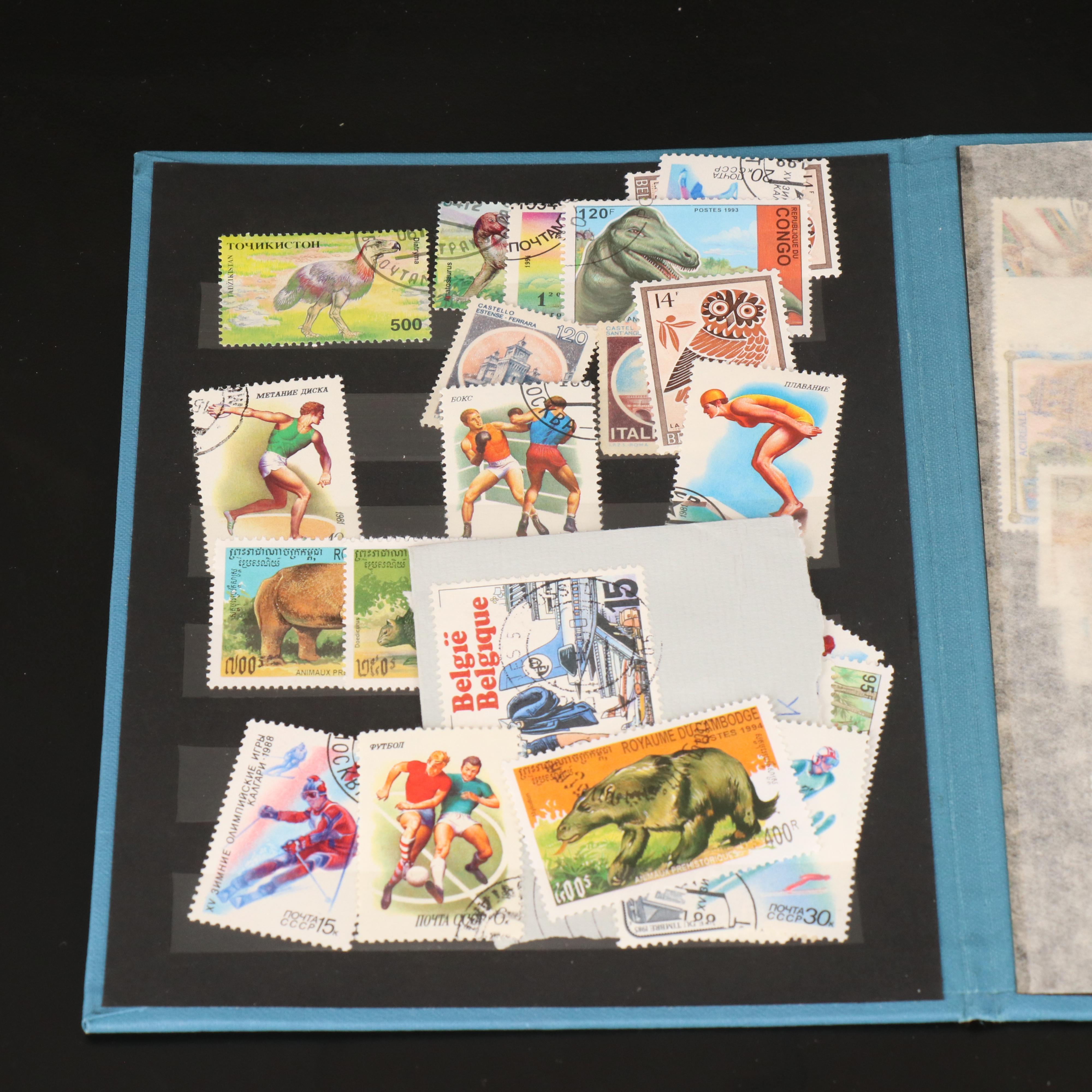 Vintage Postcards, Foreign Postage Stamps and Postal Covers