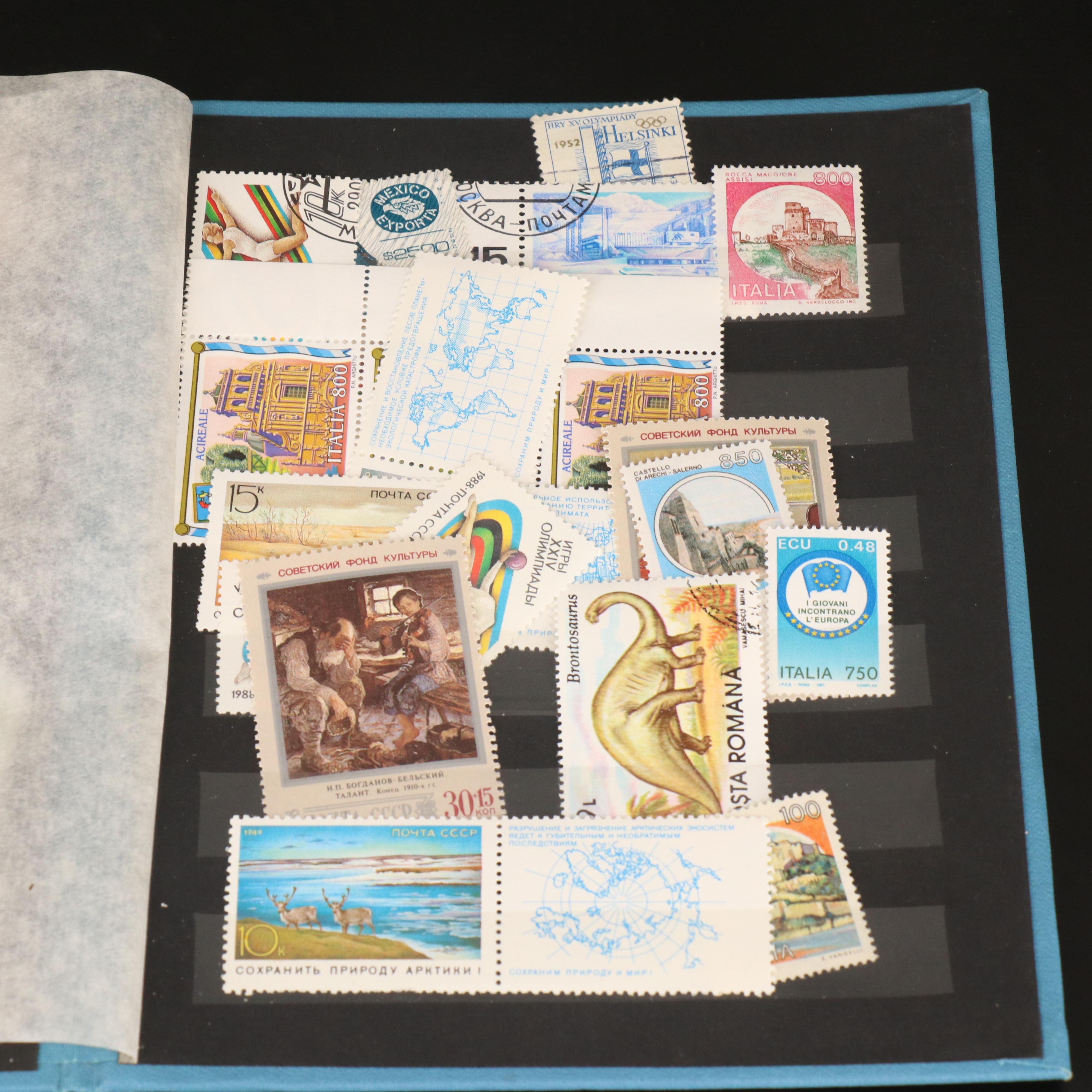 Vintage Postcards, Foreign Postage Stamps and Postal Covers