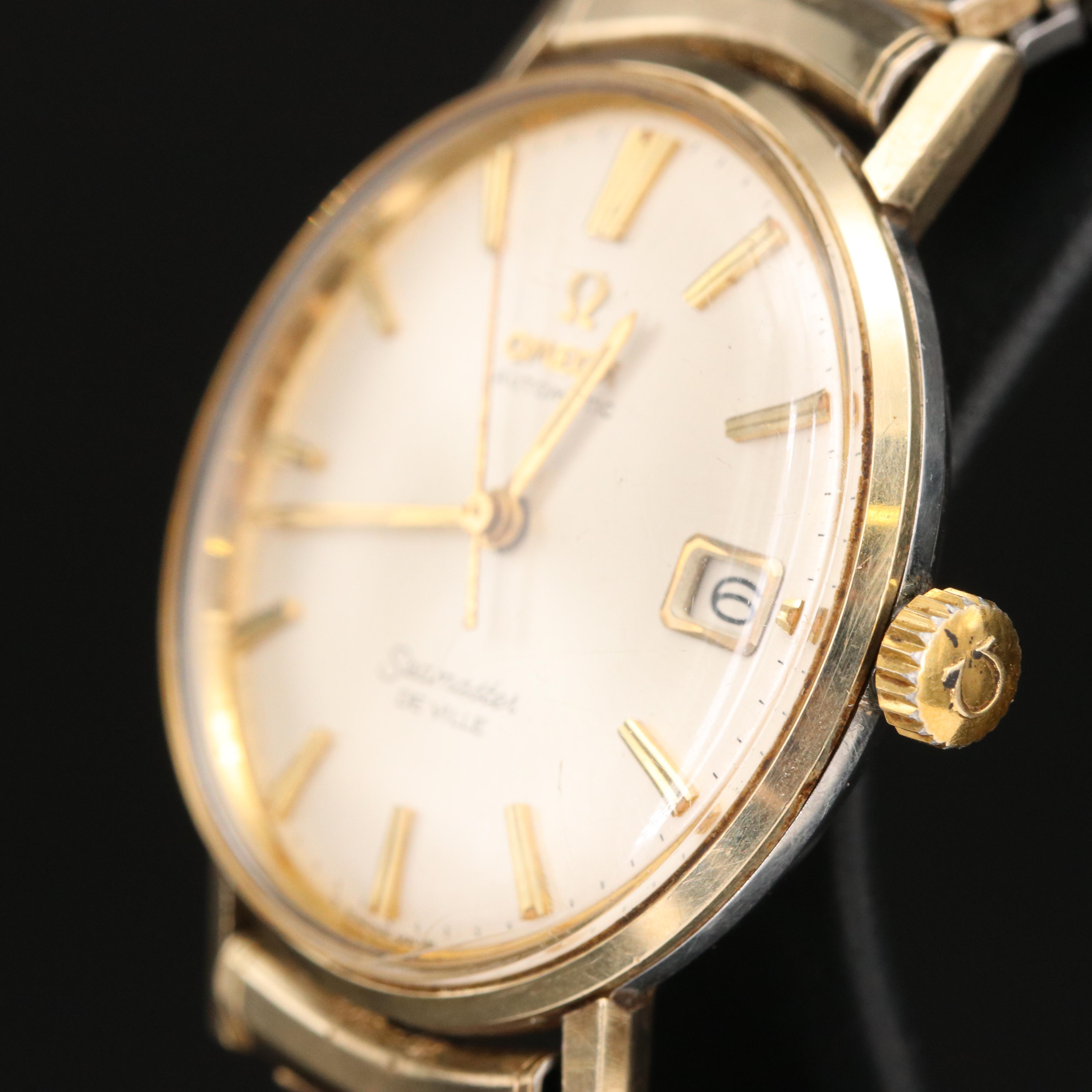 1966 Omega Seamaster DeVille Automatic 14K and Stainless Steel Watch