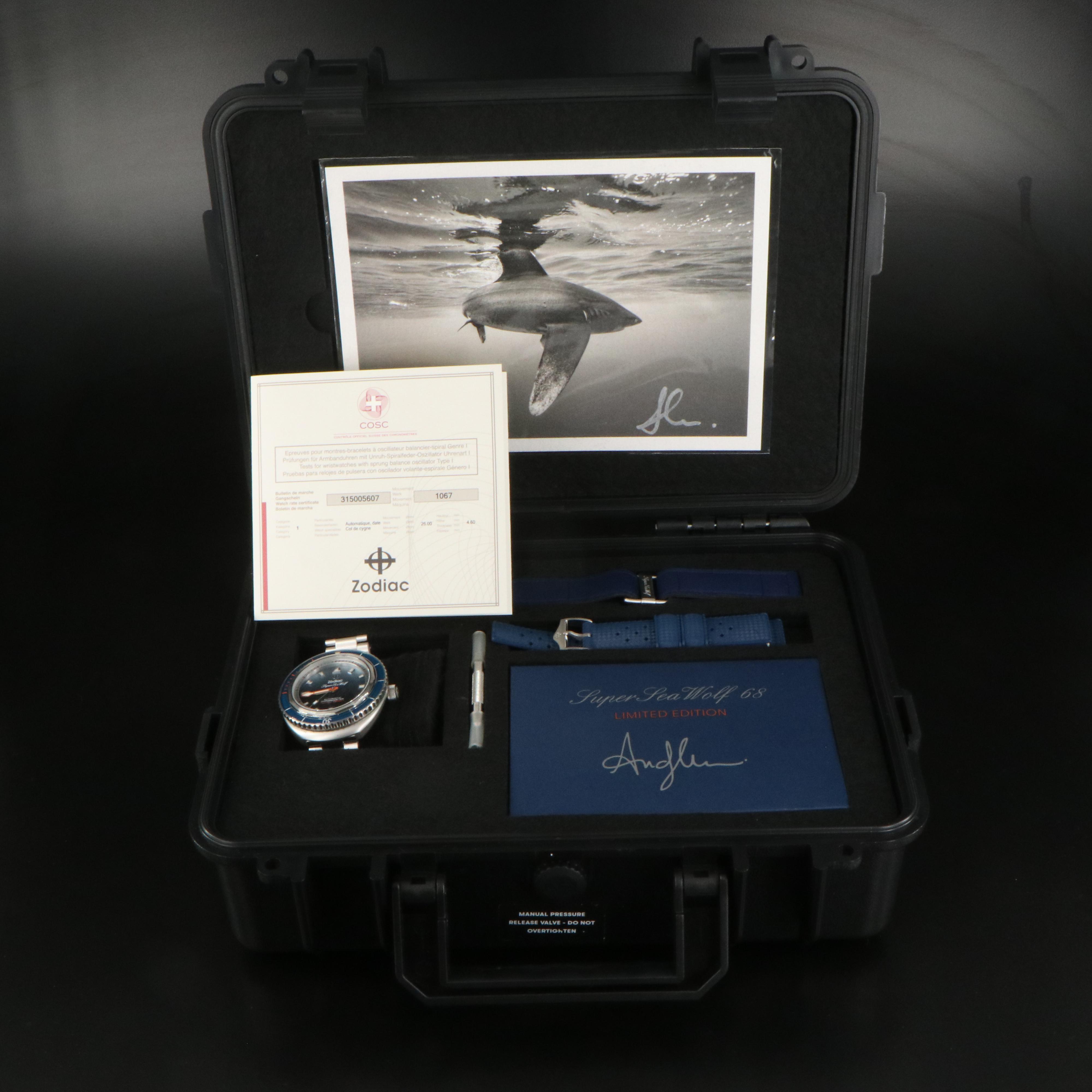 Zodiac Super Seawolf 68 Andy Mann Limited Edition Watch