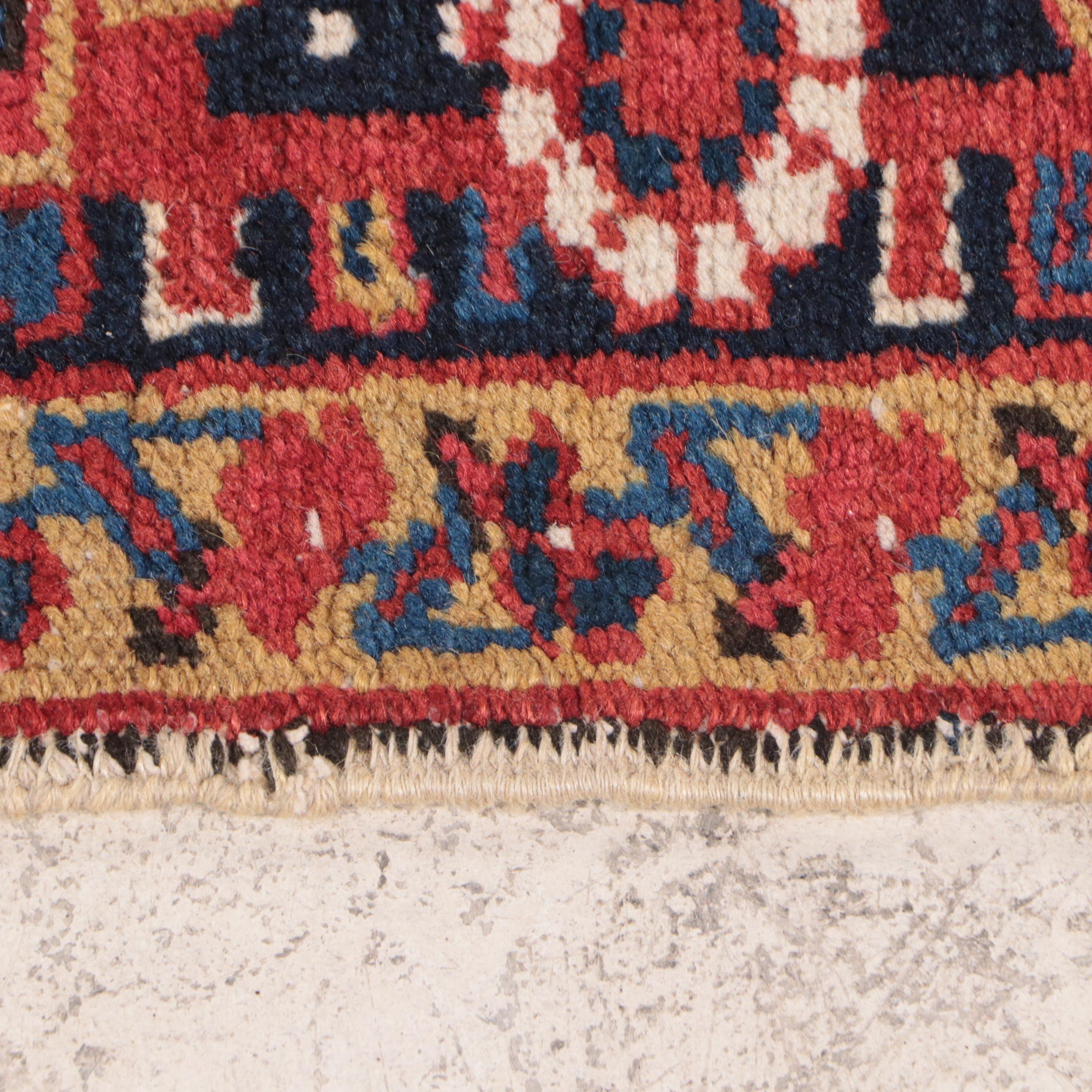 8'3 x 11'6 Hand-Knotted Persian Heriz Area Rug
