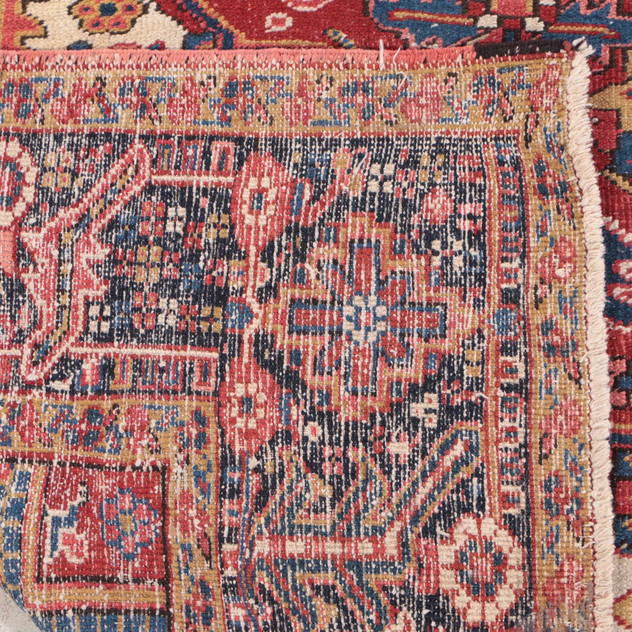 8'3 x 11'6 Hand-Knotted Persian Heriz Area Rug