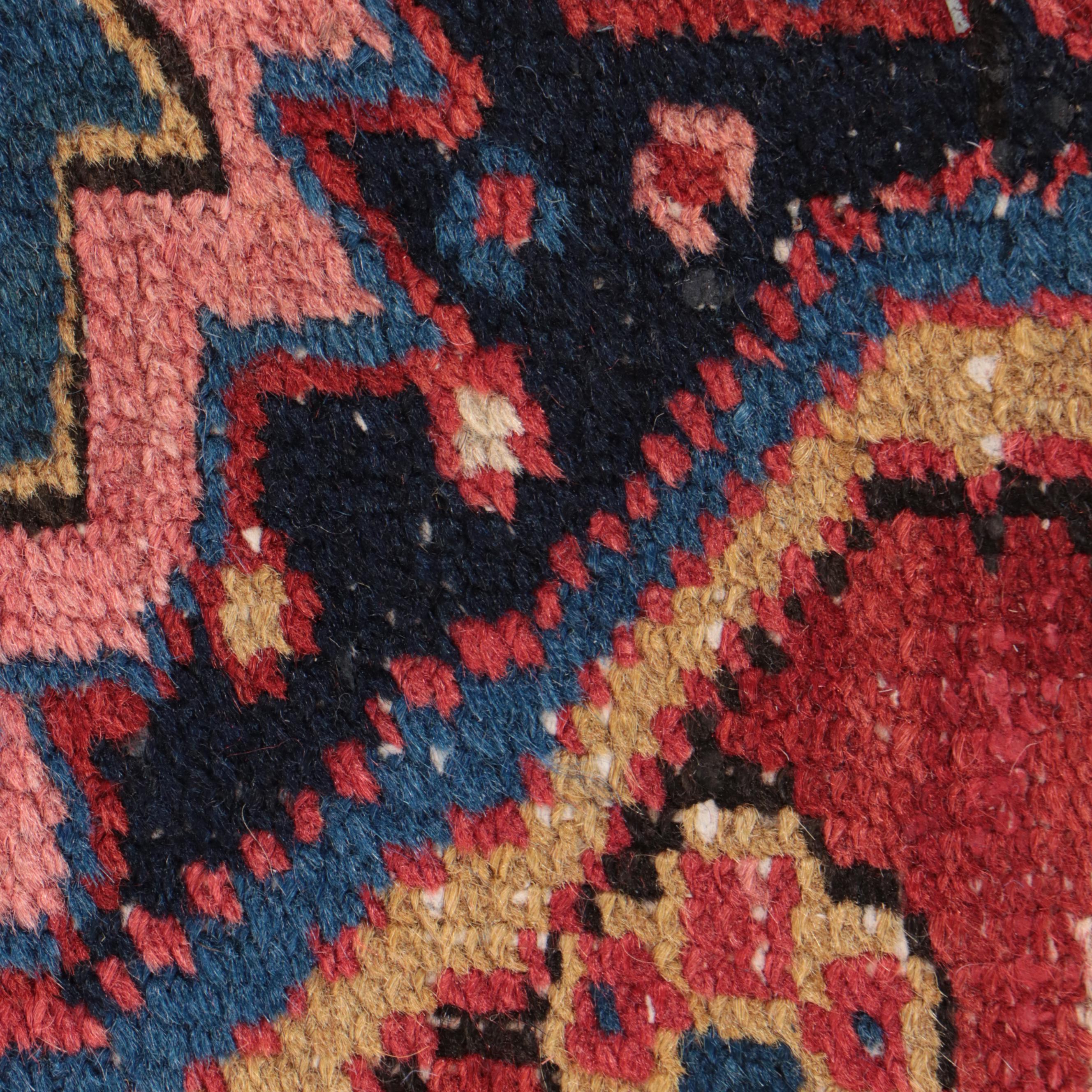 8'3 x 11'6 Hand-Knotted Persian Heriz Area Rug