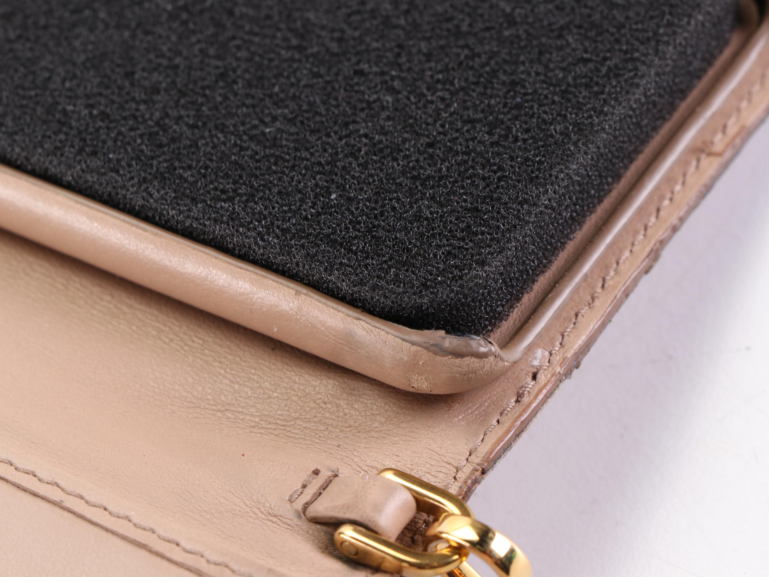 Prada iPhone Case/Wallet-on-Chain in Saffiano Leather