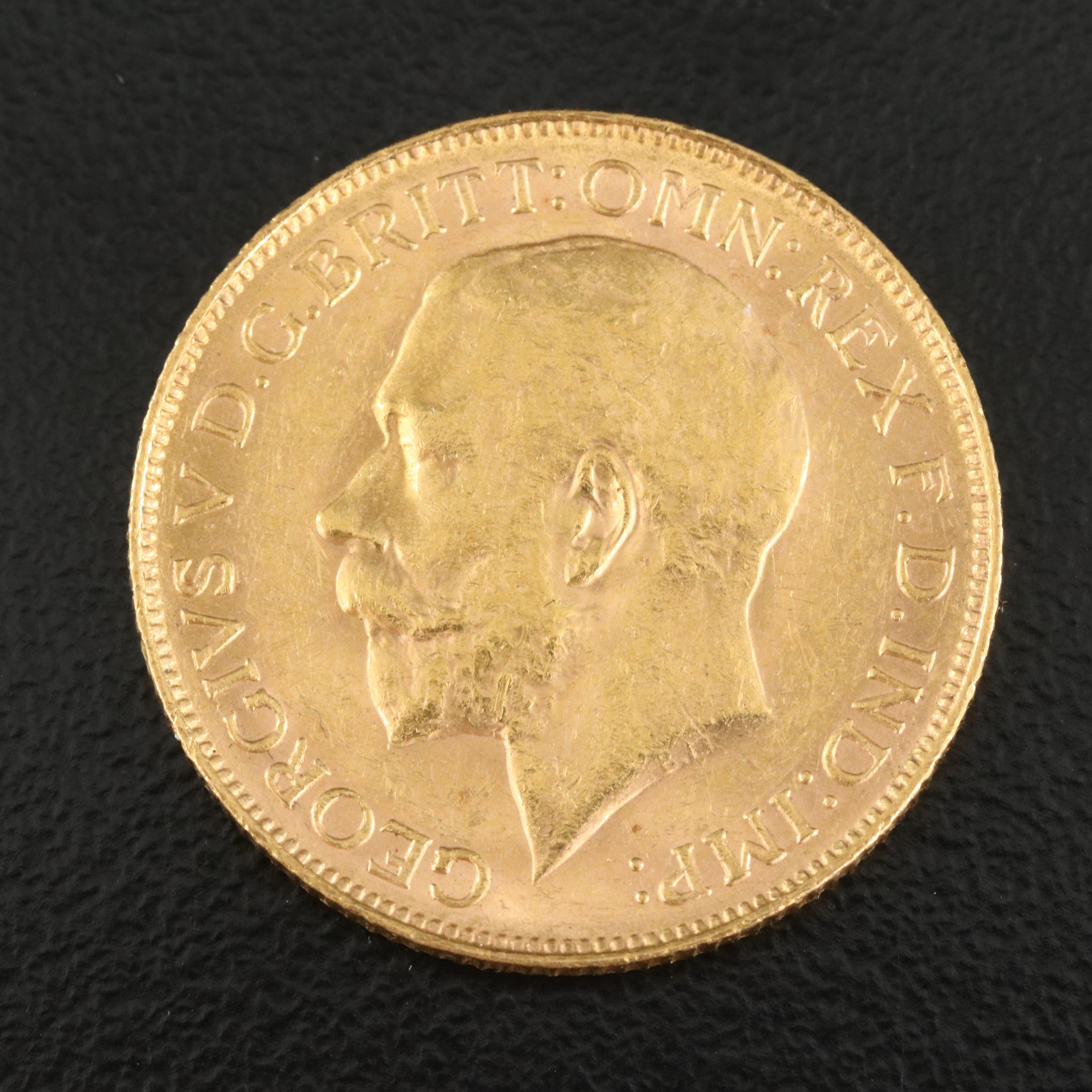 1918-P British Gold Sovereign