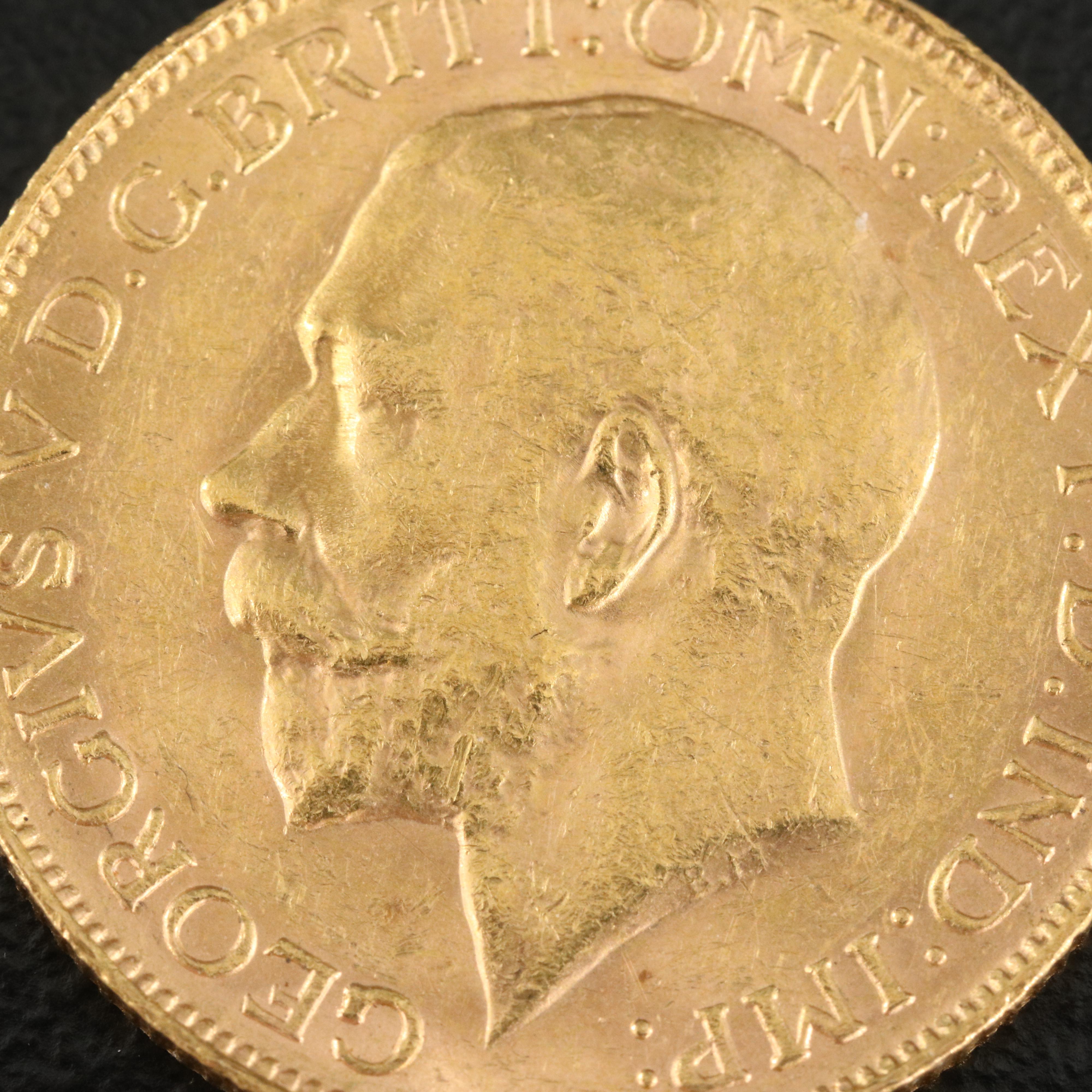 1918-P British Gold Sovereign