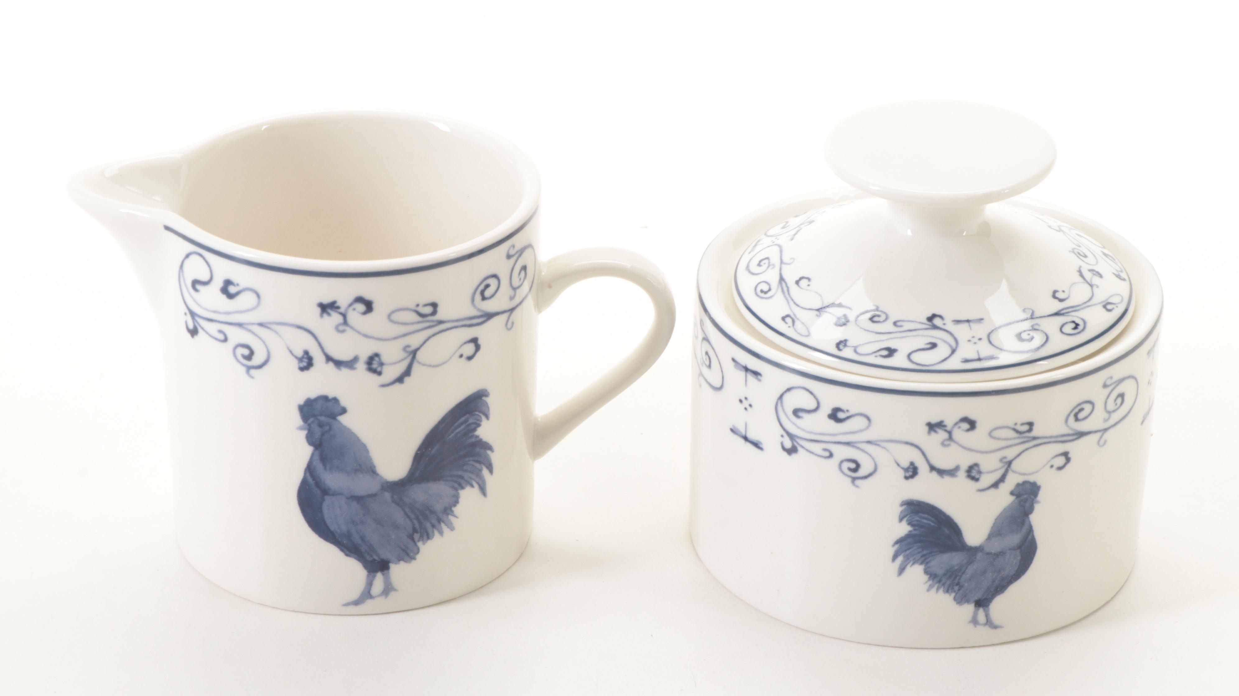 Canterbury Potteries Ltd "Country Toile" Ceramic Tea Service