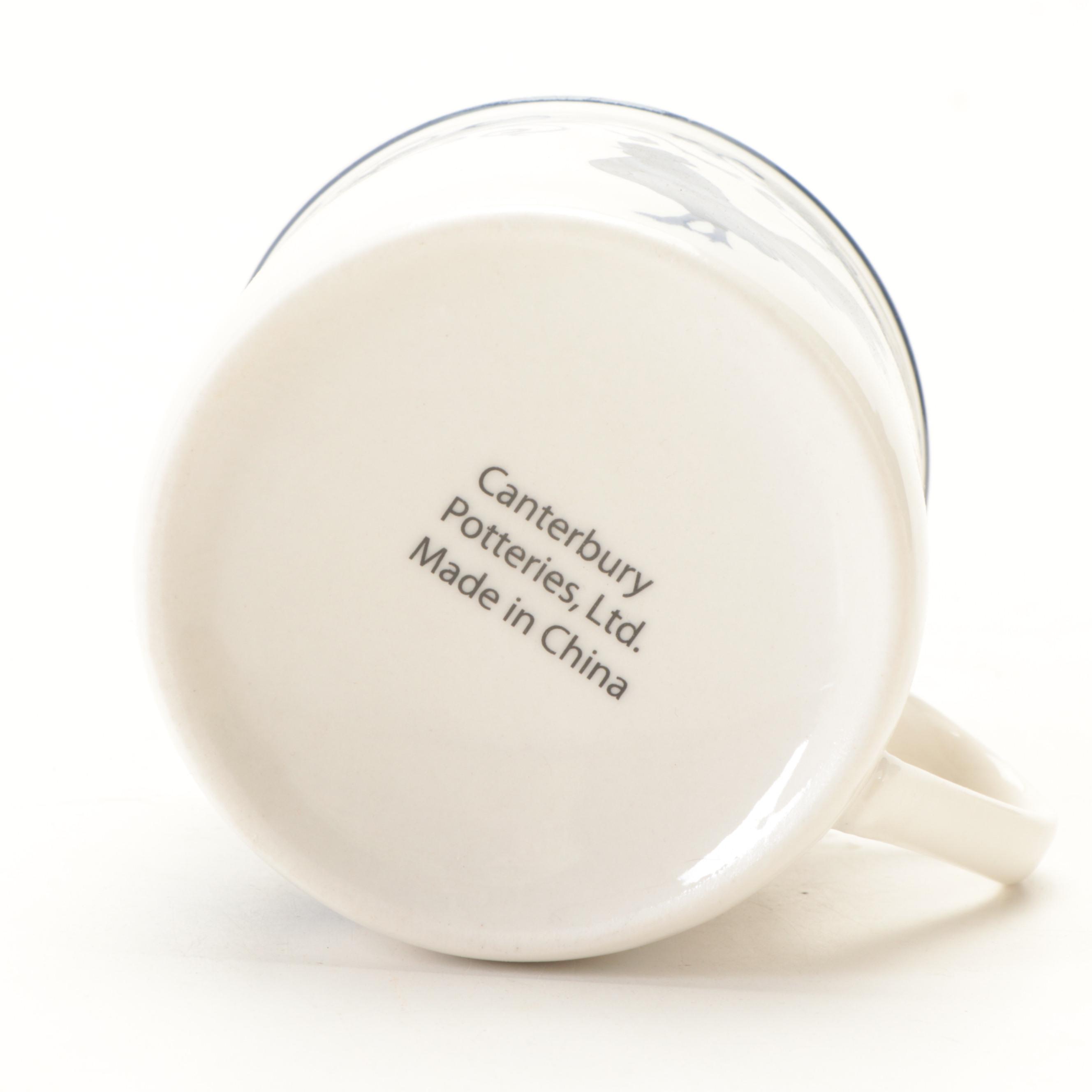 Canterbury Potteries Ltd "Country Toile" Ceramic Tea Service