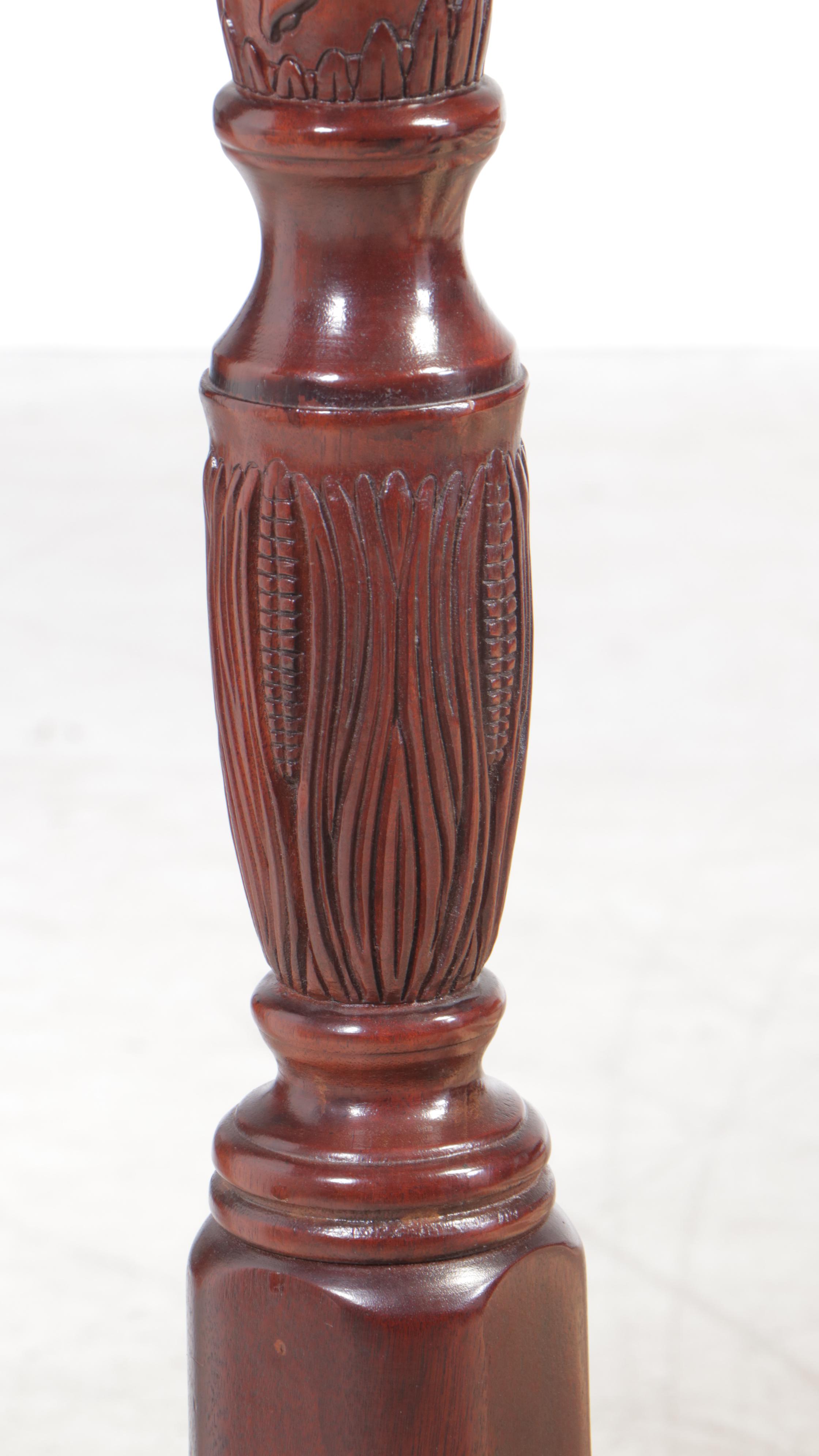 Thomasville Federal Style Mahogany Queen Size Four-Post Bed Frame