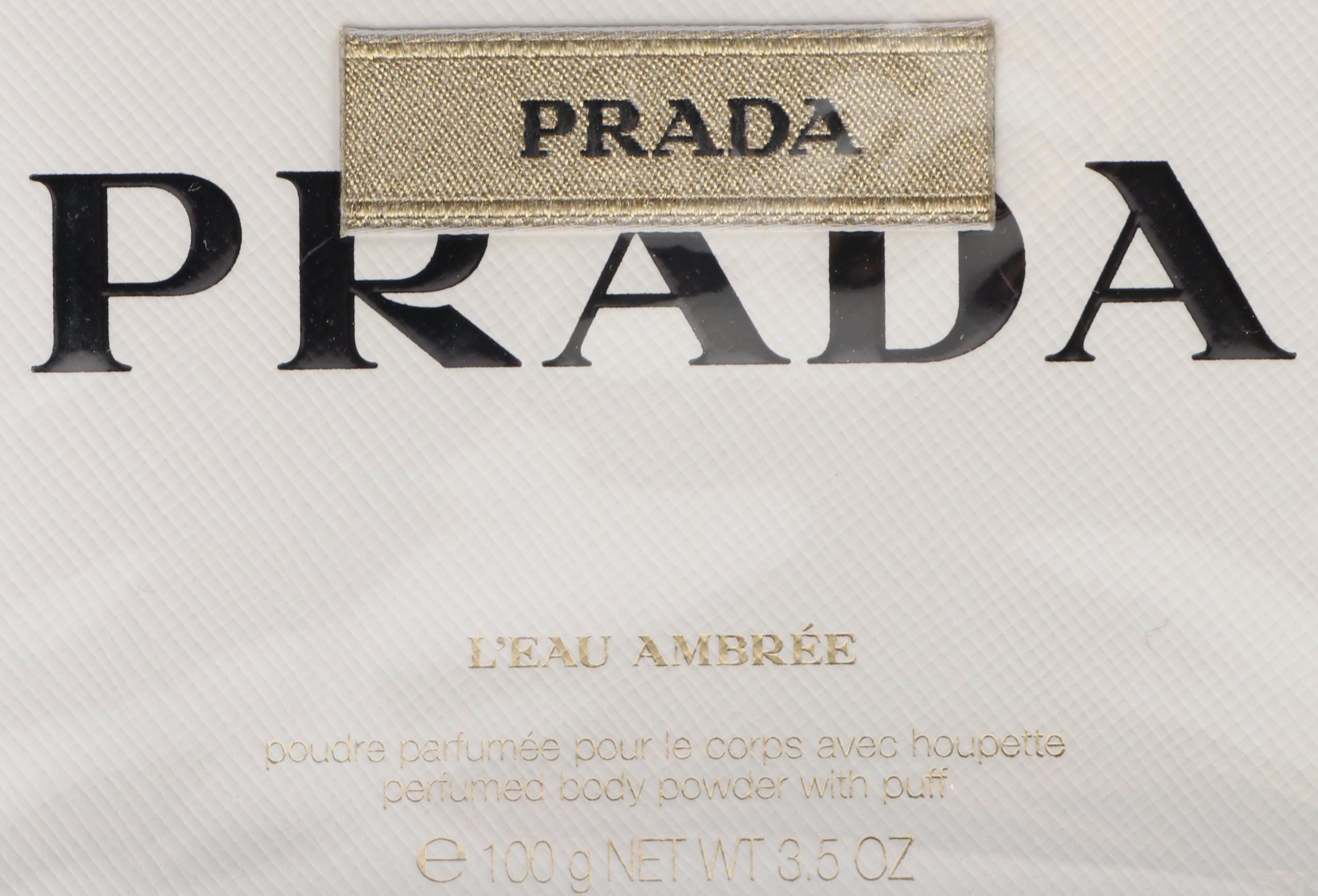 Prada L'Eau Ambrée Eau de Parfum and Perfumed Body Powder