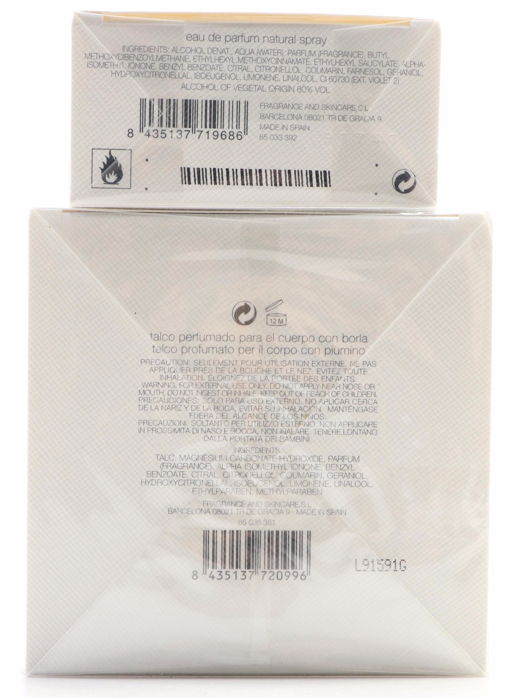 Prada L'Eau Ambrée Eau de Parfum and Perfumed Body Powder