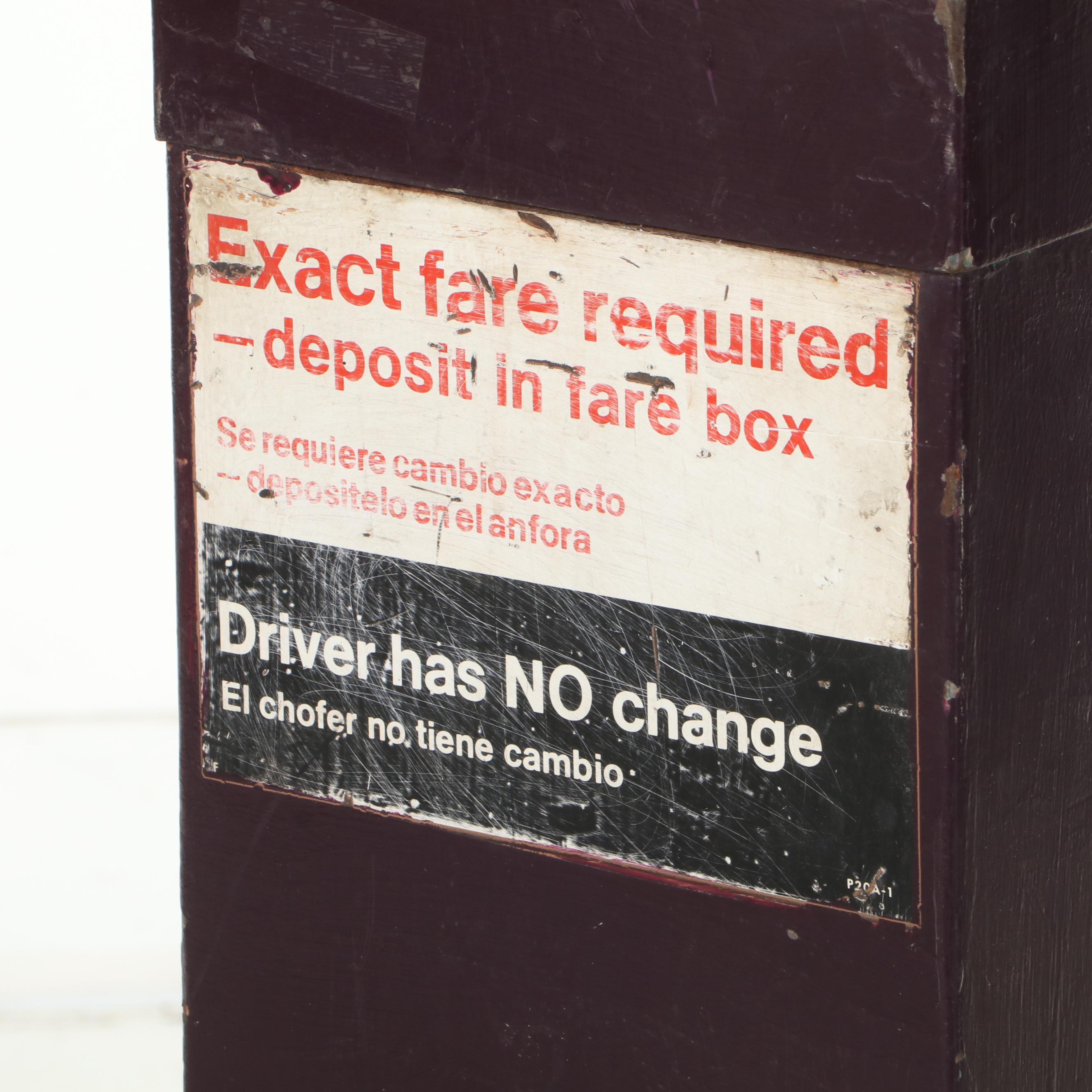 Duncan Industries "FB 10-100" Bus Fare Box