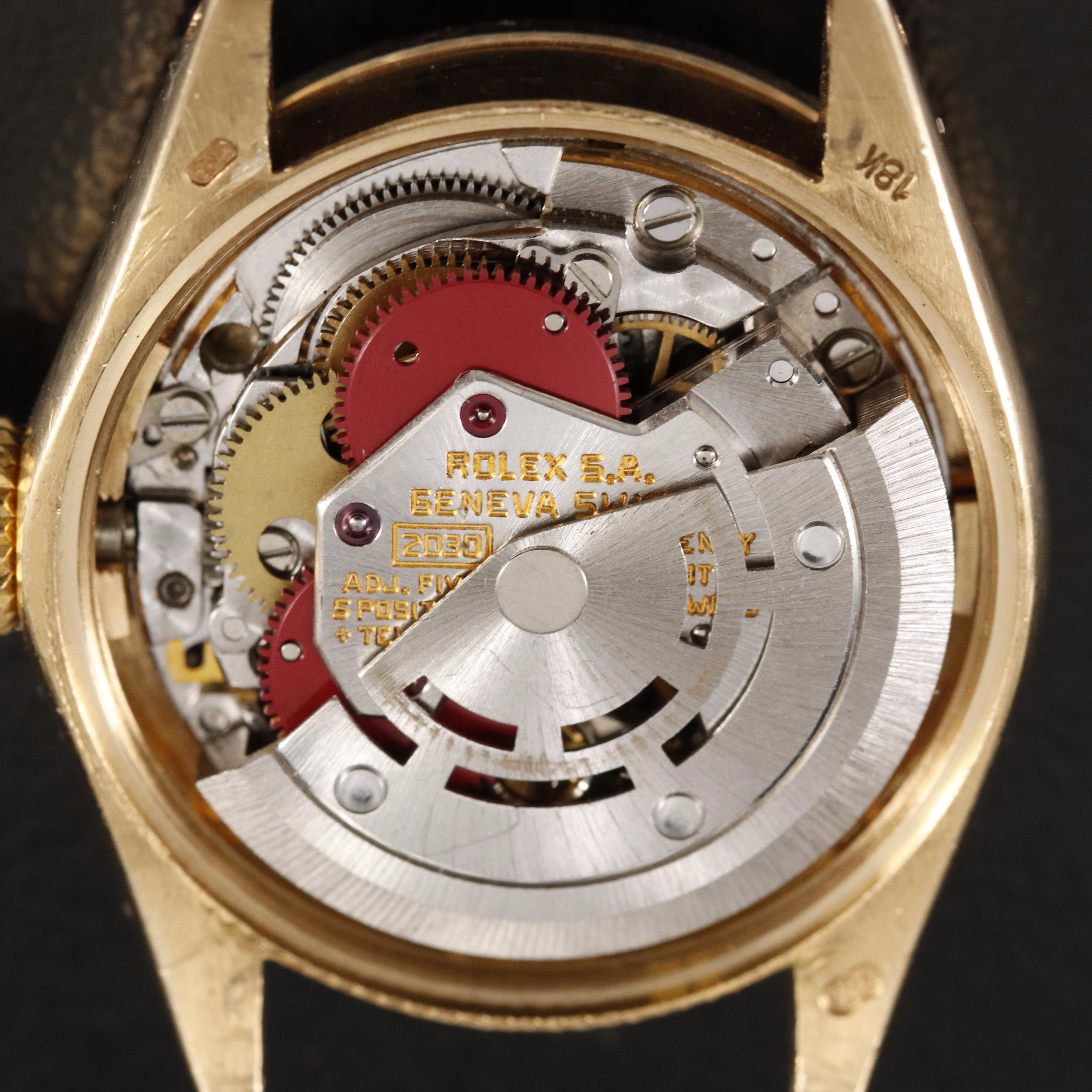 1981 18K Rolex Diamond Dial and Bezel Watch