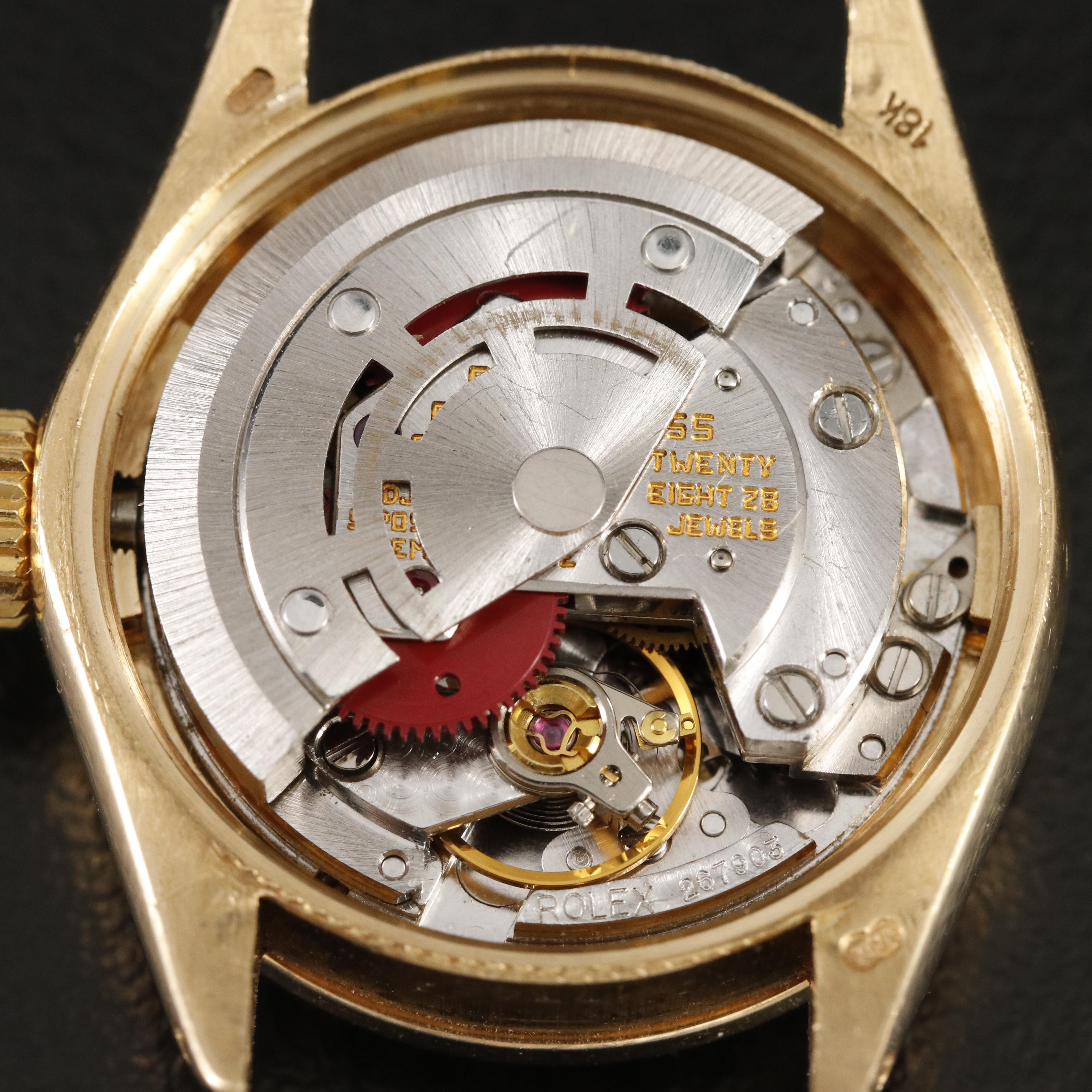 1981 18K Rolex Diamond Dial and Bezel Watch