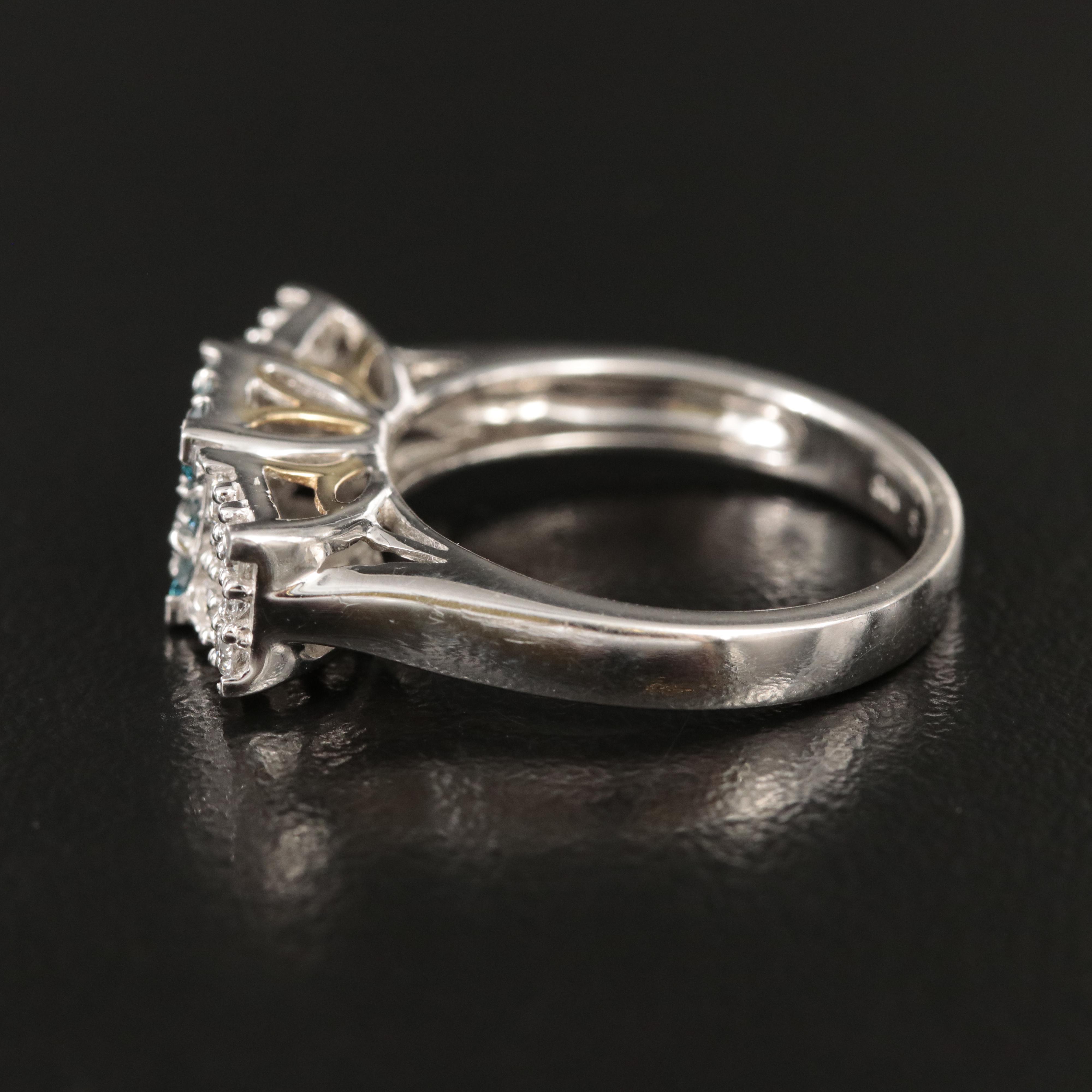 14K 0.93 CTW Diamond Ring