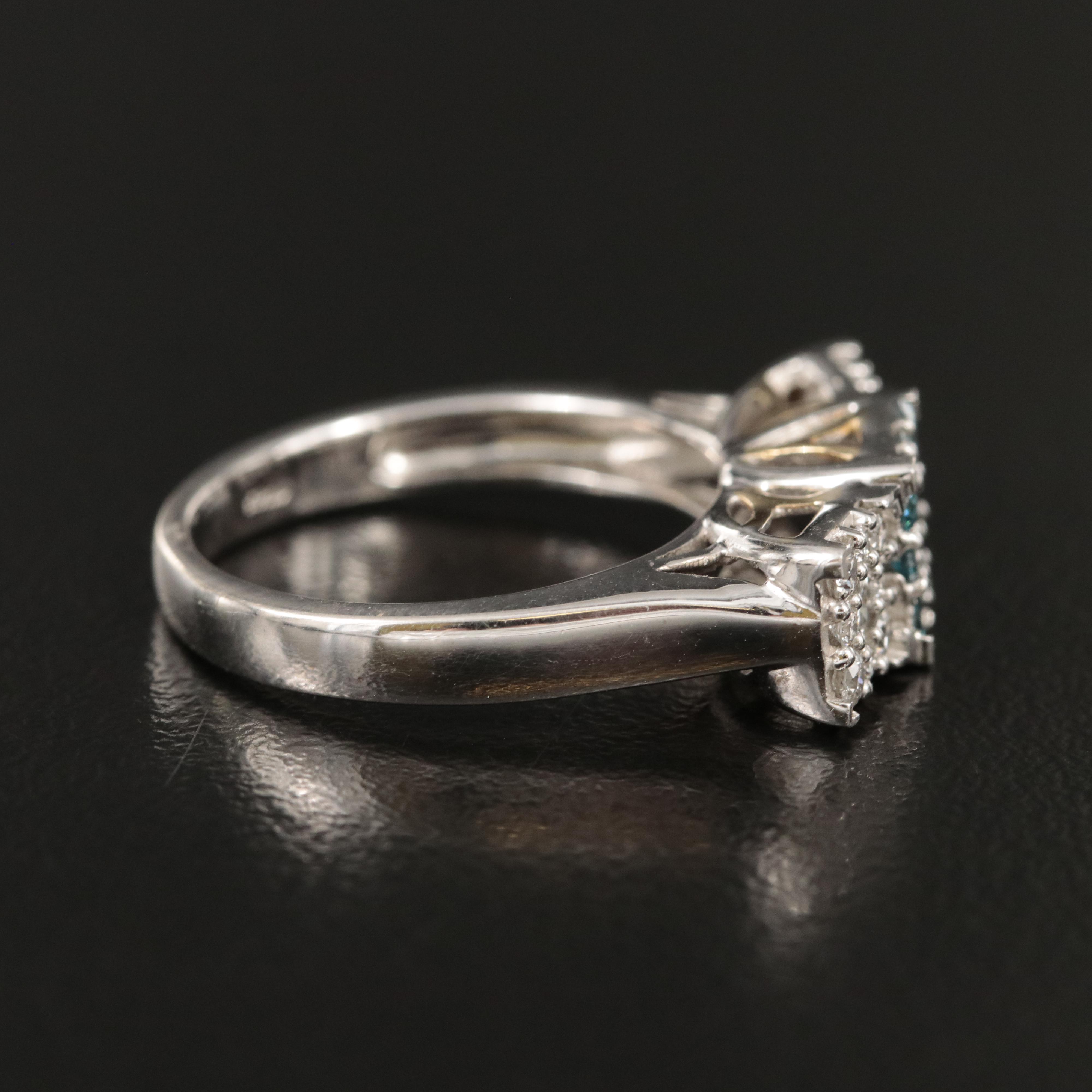 14K 0.93 CTW Diamond Ring