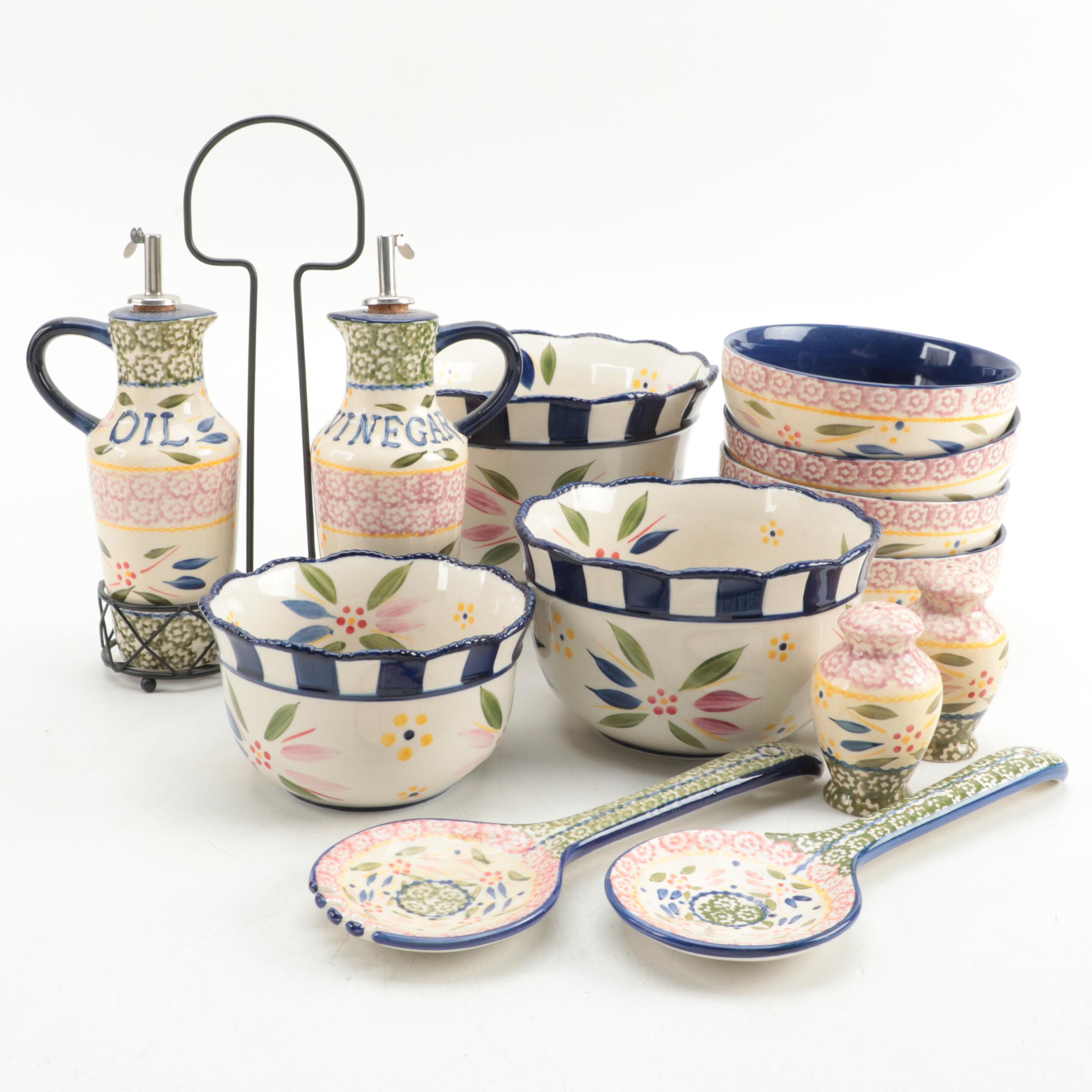 Temp-tations "Old World Confetti" Ceramic Tableware and Accessories