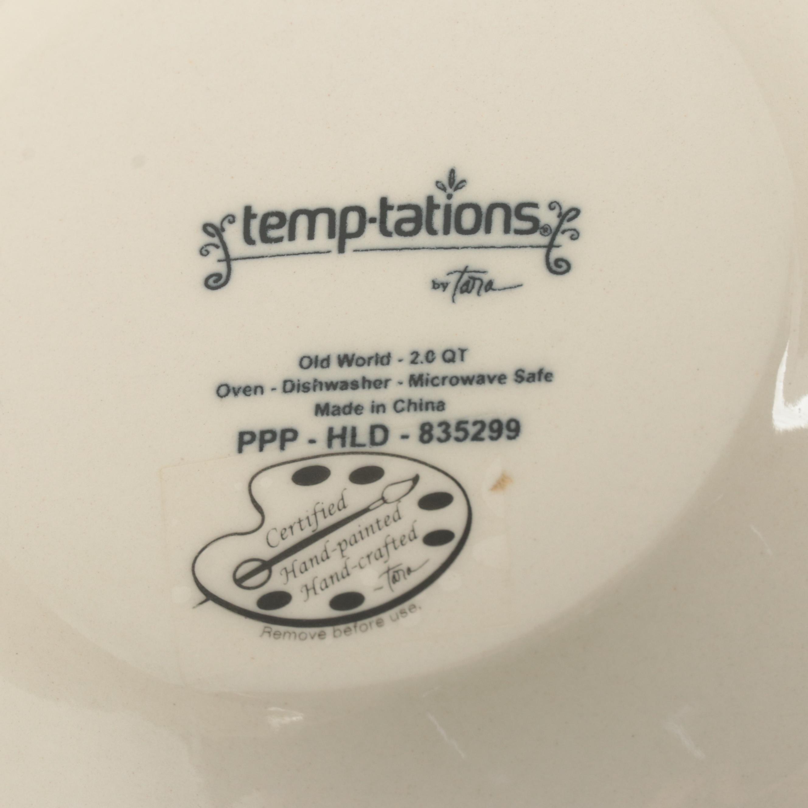 Temp-tations "Old World Confetti" Ceramic Tableware and Accessories