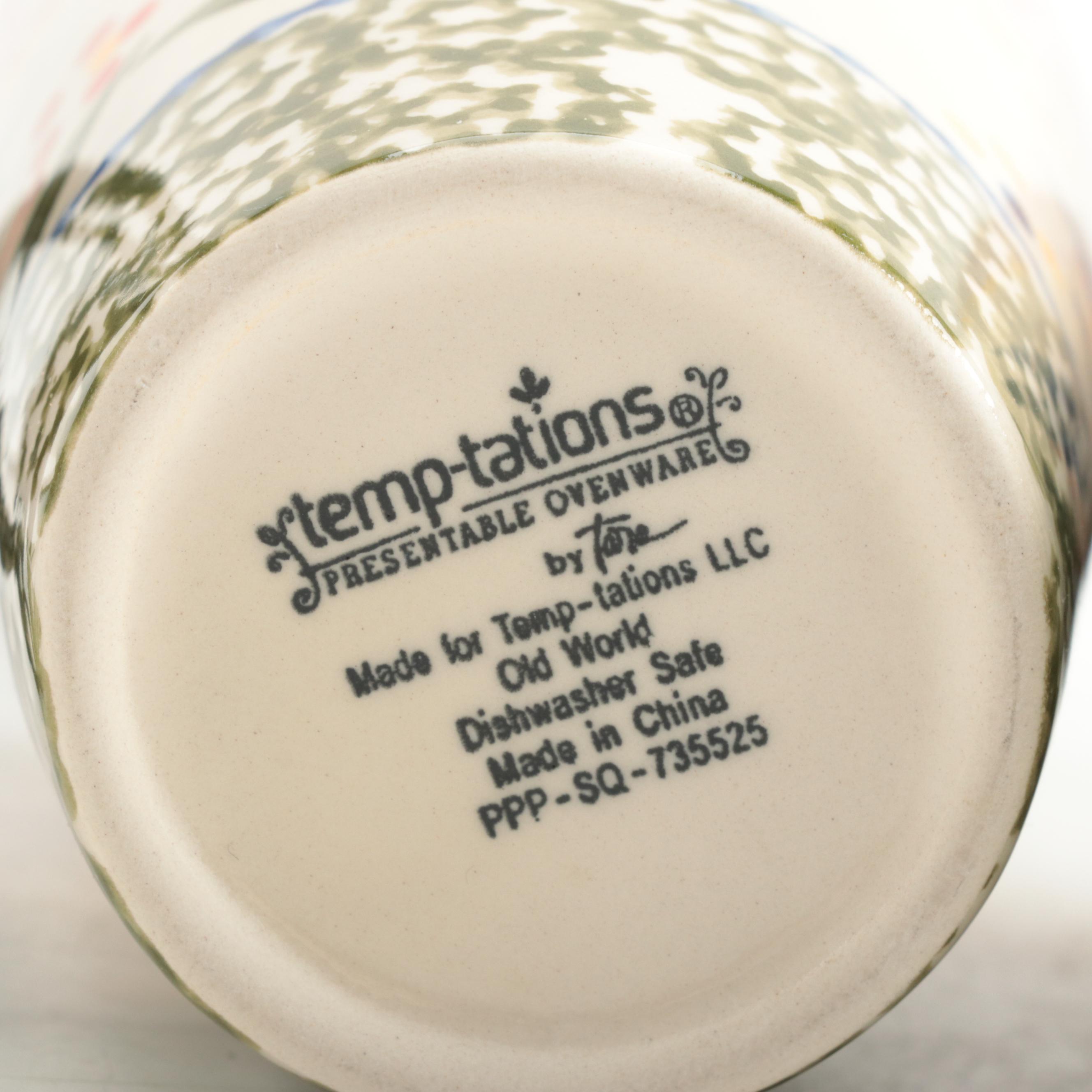 Temp-tations "Old World Confetti" Ceramic Tableware and Accessories