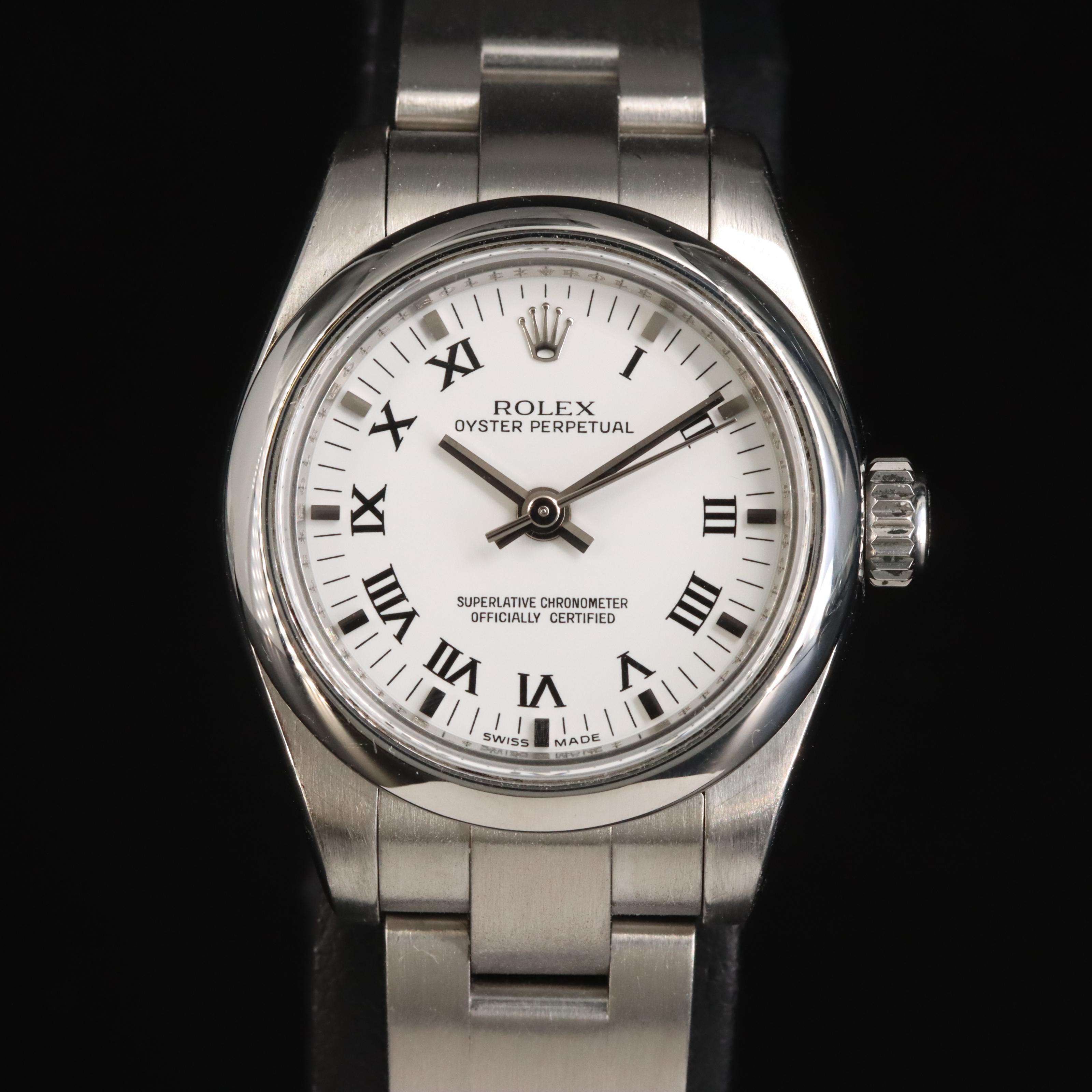 2006 Rolex Oyster Perpetual Stainless Steel Watch