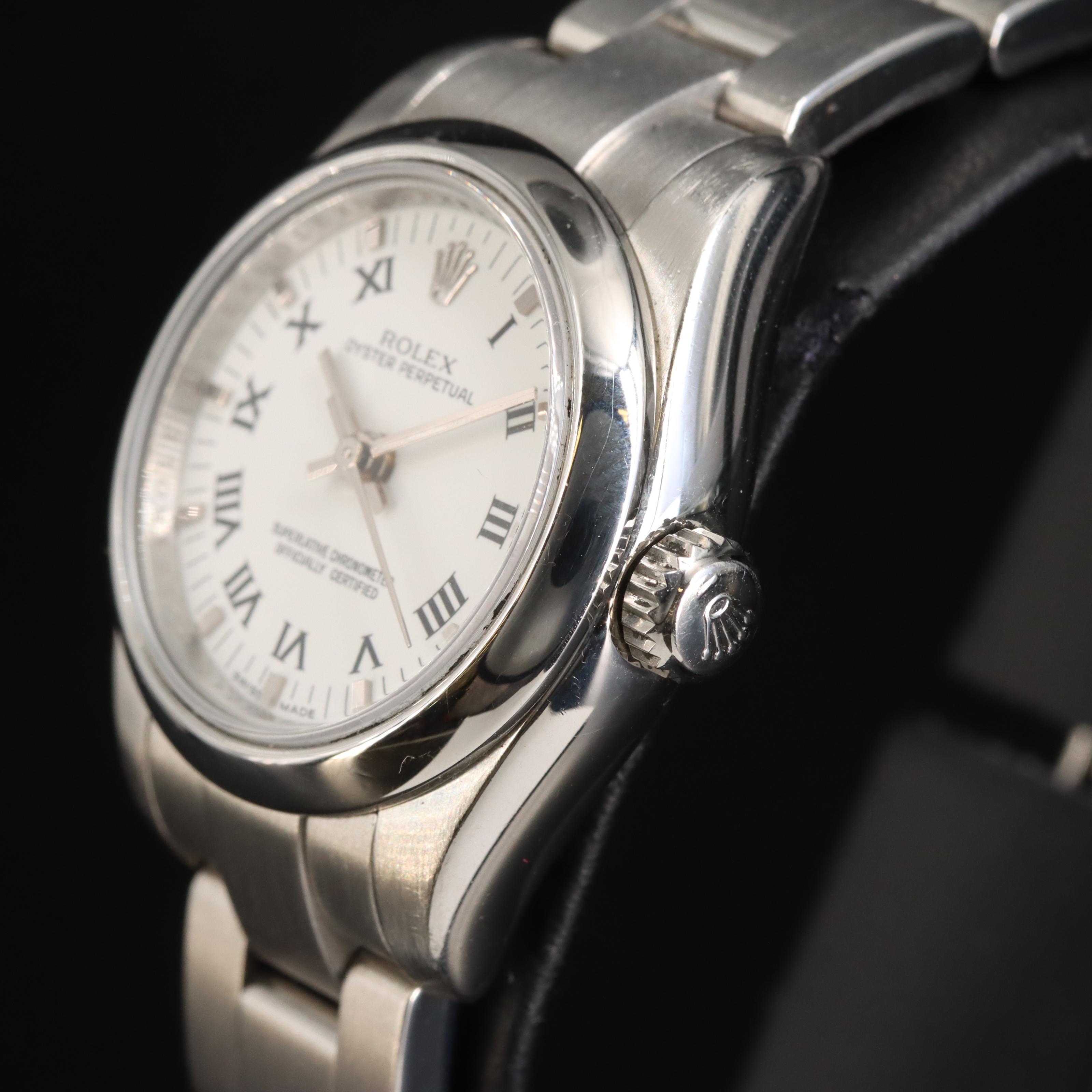 2006 Rolex Oyster Perpetual Stainless Steel Watch