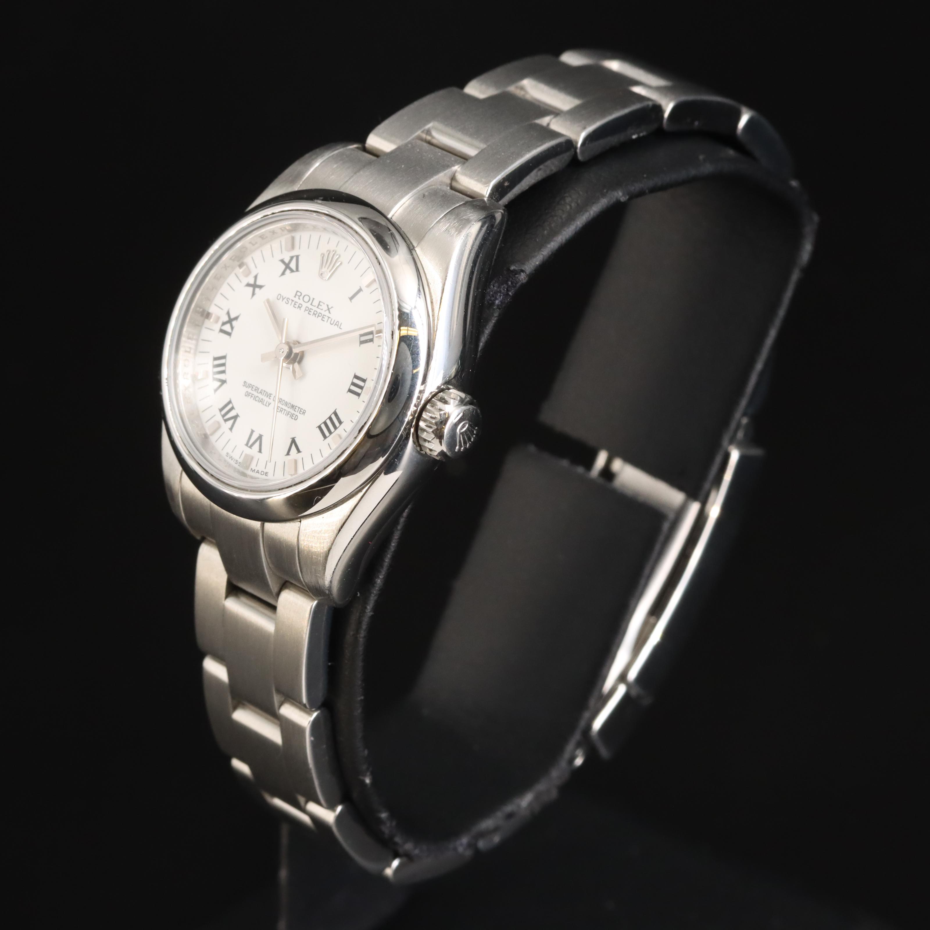 2006 Rolex Oyster Perpetual Stainless Steel Watch