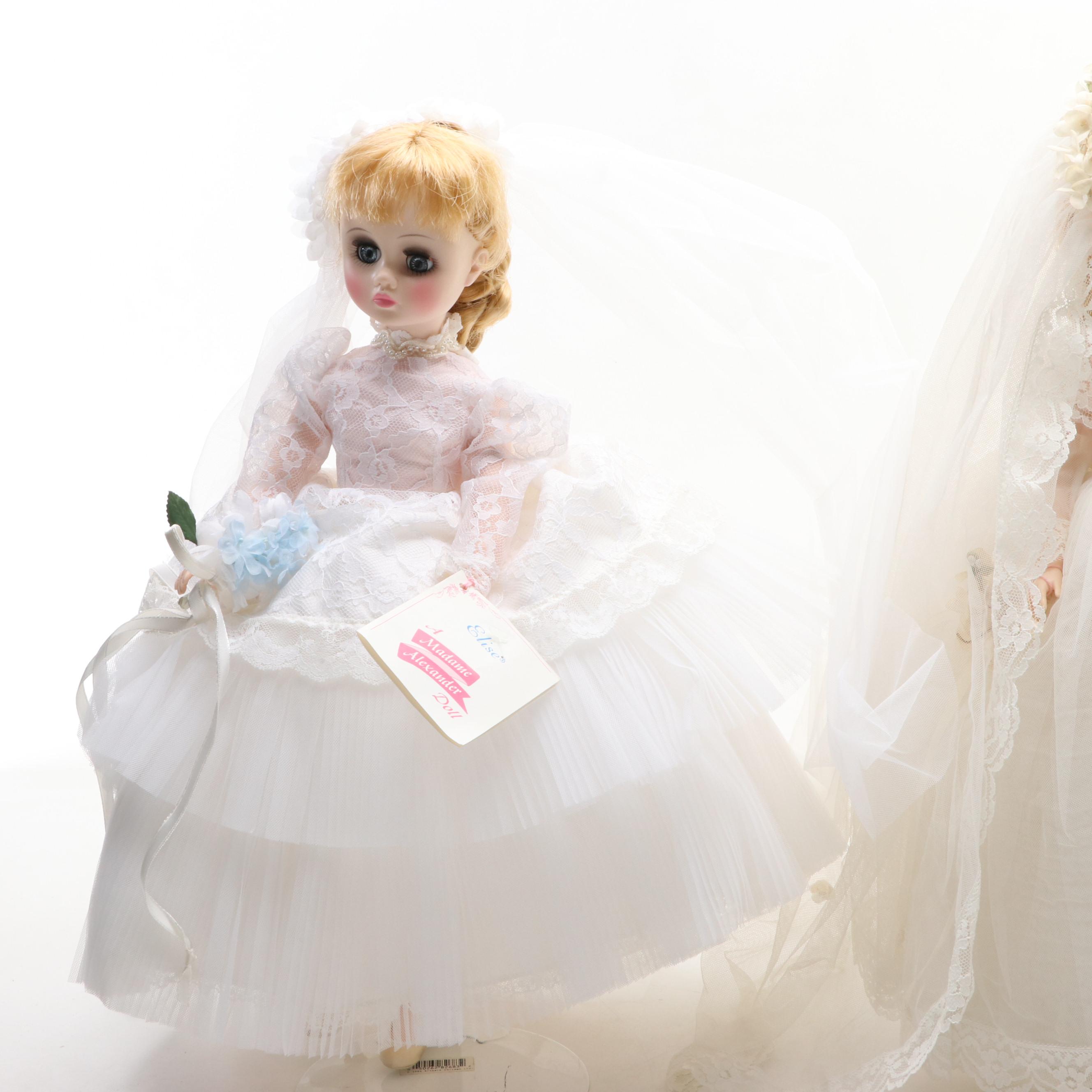 Madame Alexander "Elise" Bride and Ballerina Dolls