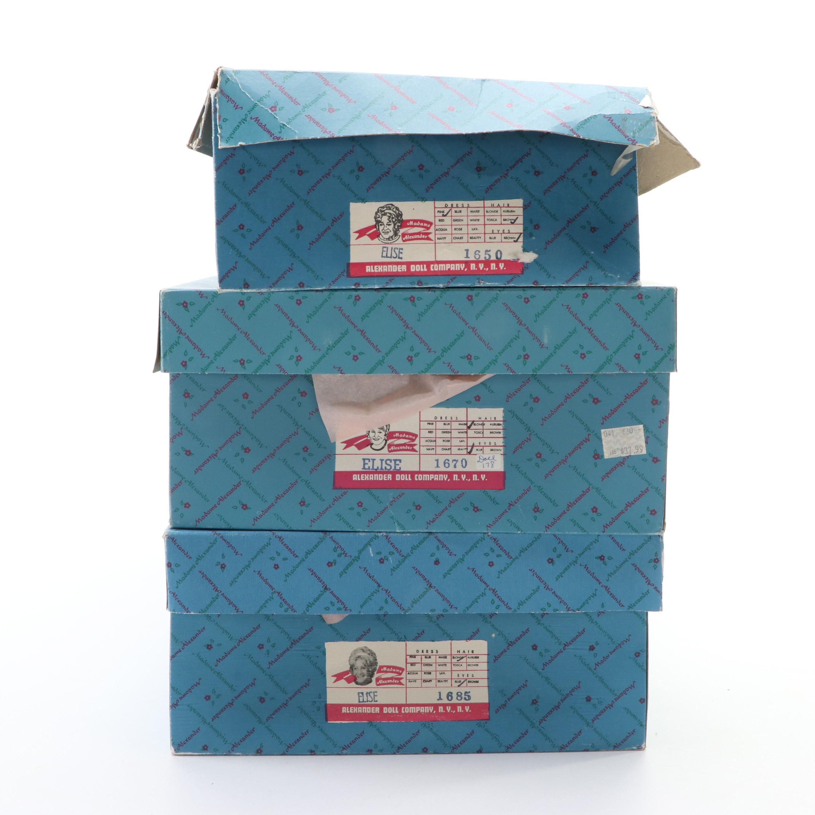 Madame Alexander "Elise" Bride and Ballerina Dolls