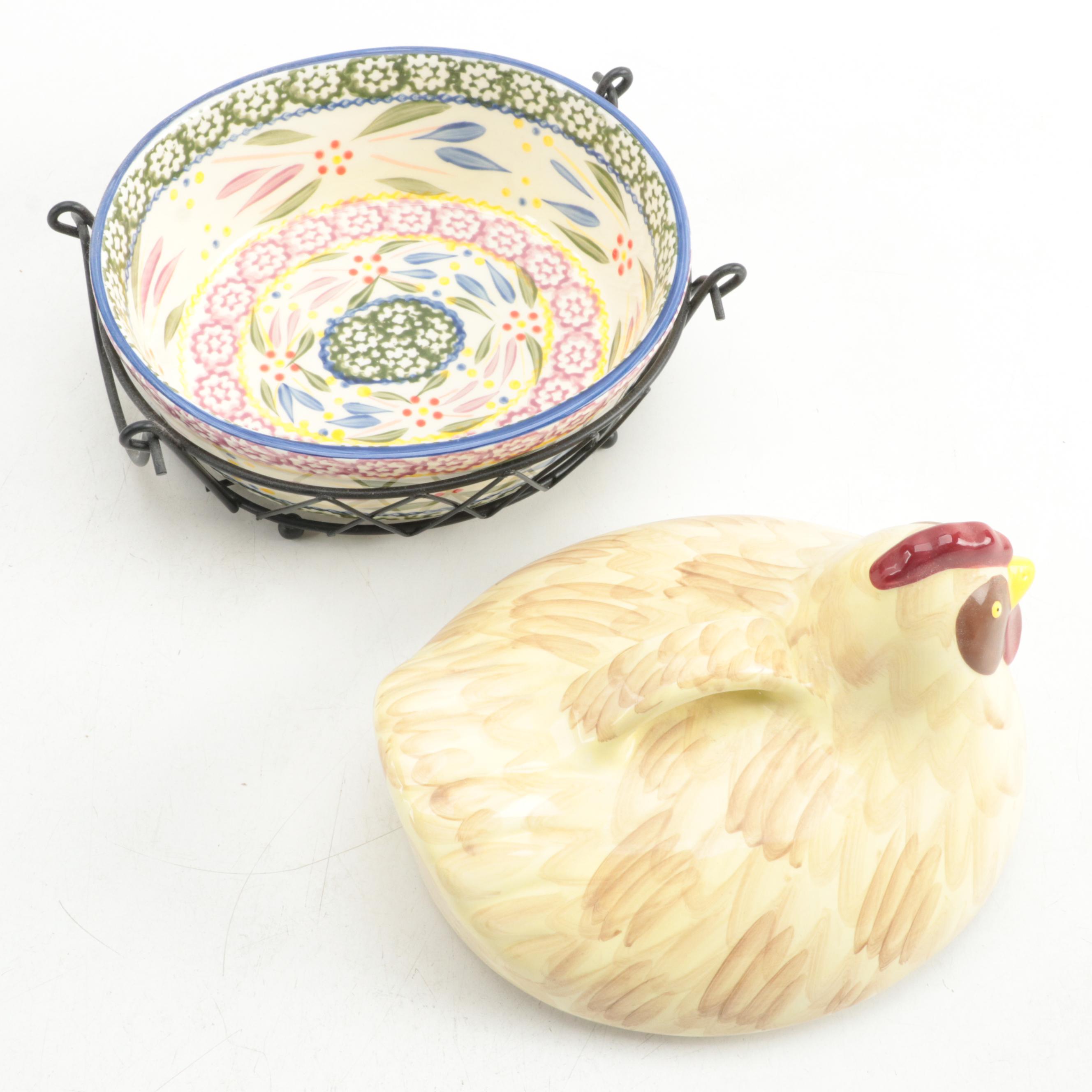 Temptations "Old World Confetti" Ceramic Bakeware