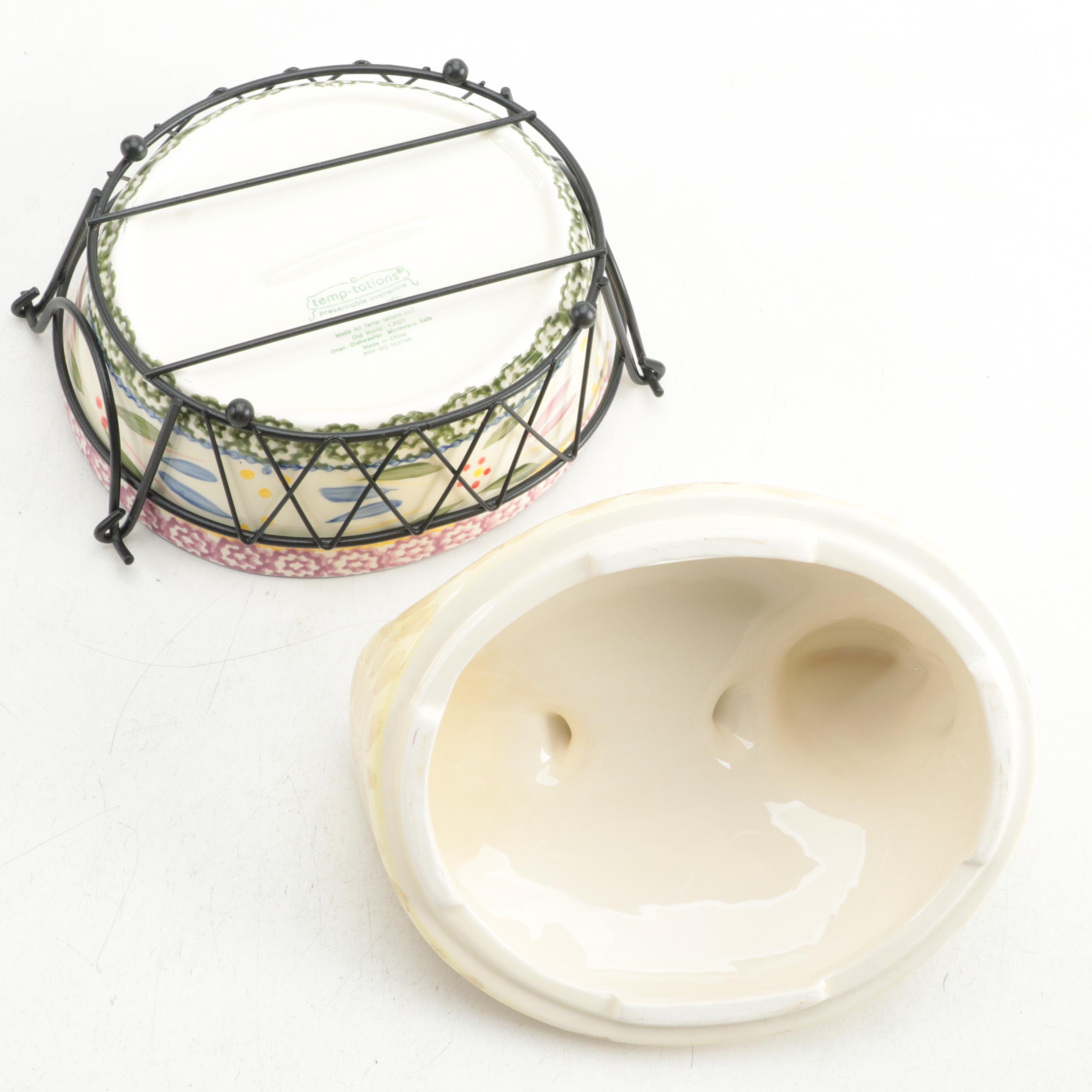 Temptations "Old World Confetti" Ceramic Bakeware