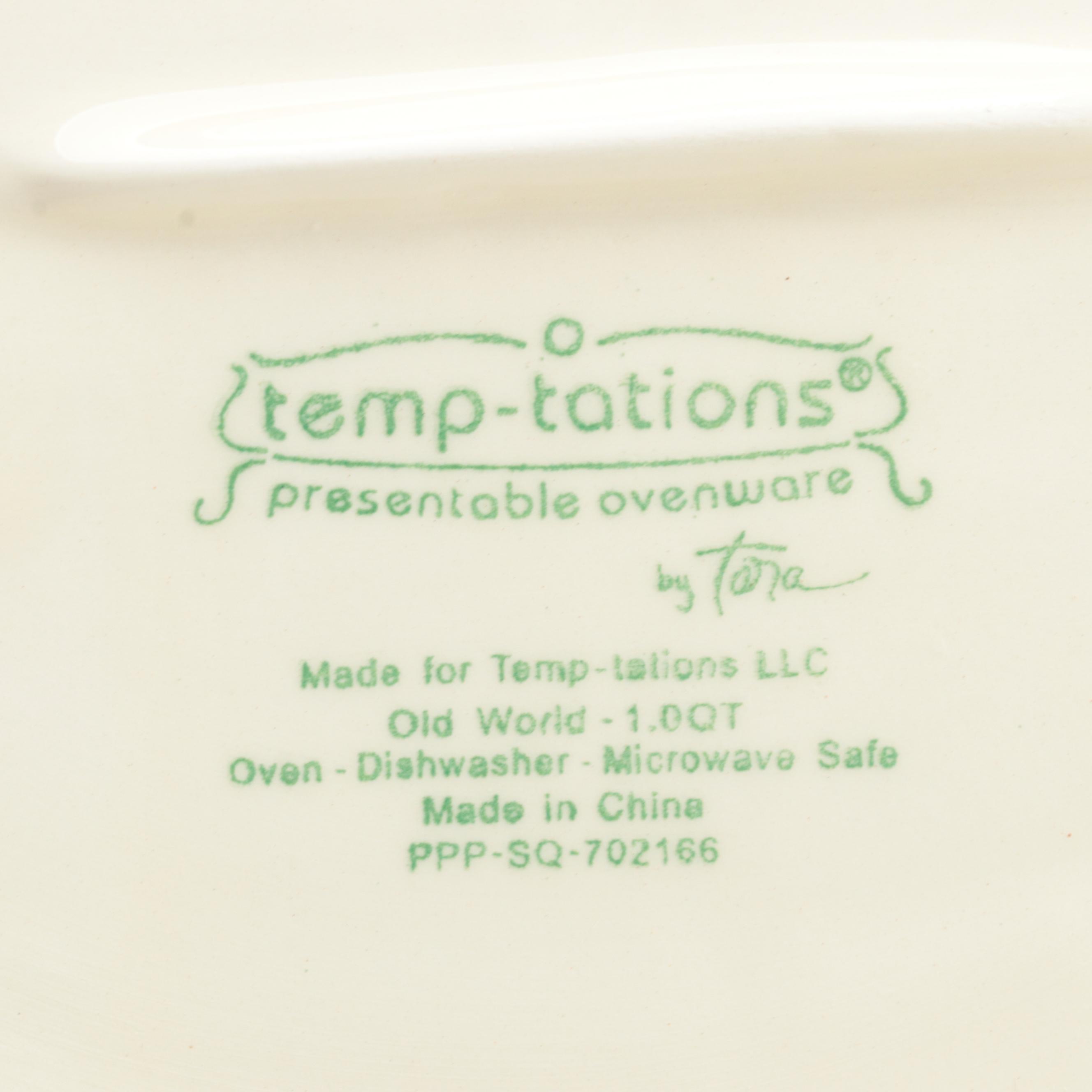 Temptations "Old World Confetti" Ceramic Bakeware