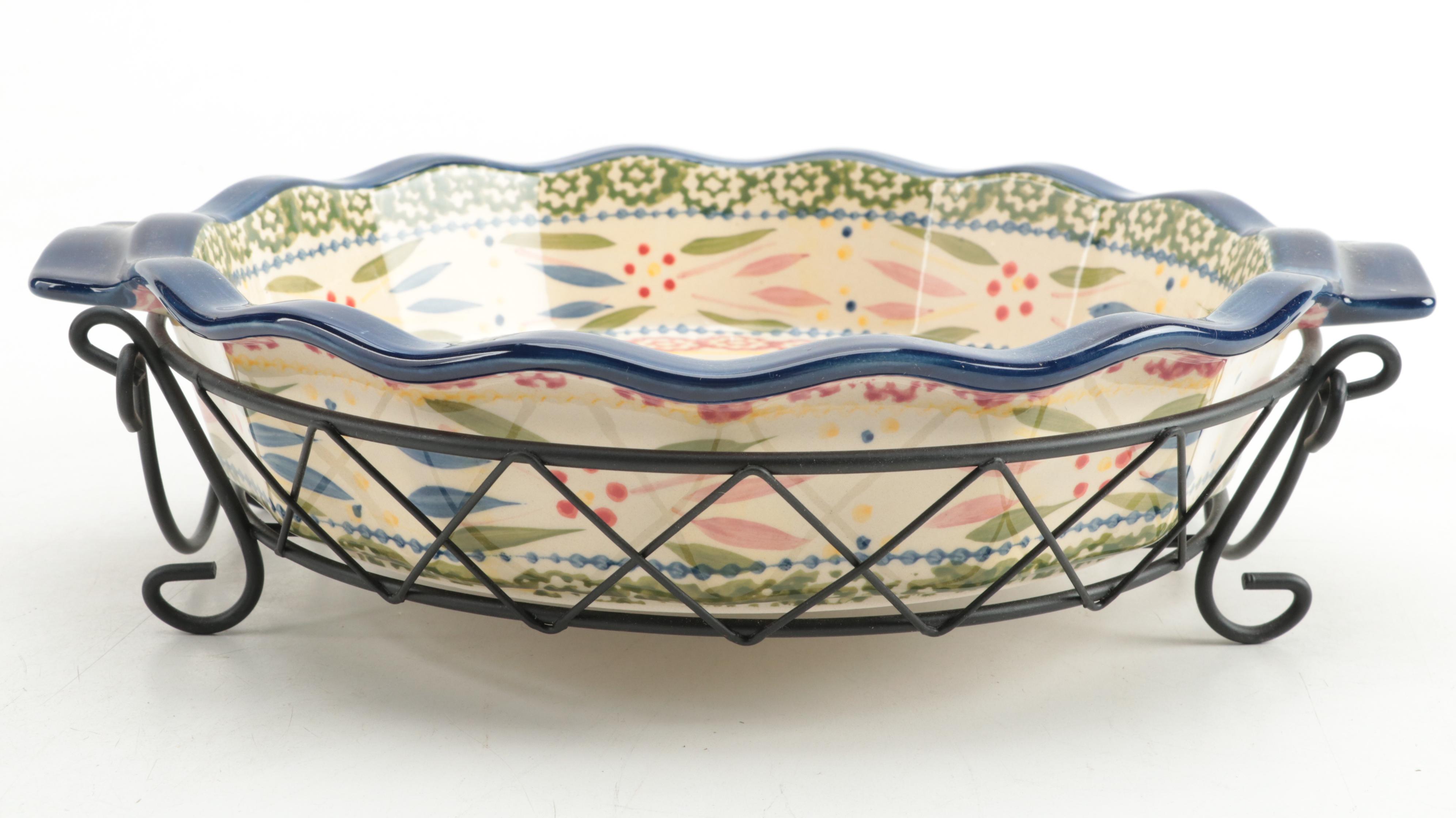 Temptations "Old World Confetti" Ceramic Bakeware